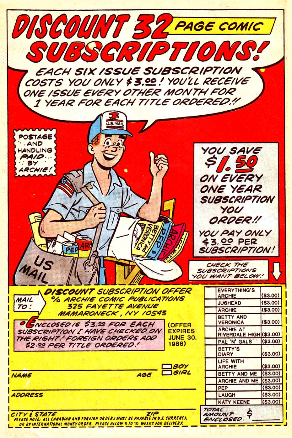 Read online Life With Archie (1958) comic -  Issue #255 - 34