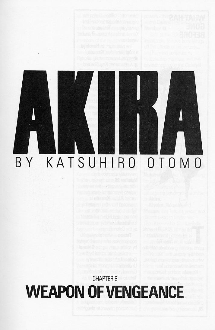 Read online Akira comic -  Issue #8 - 3