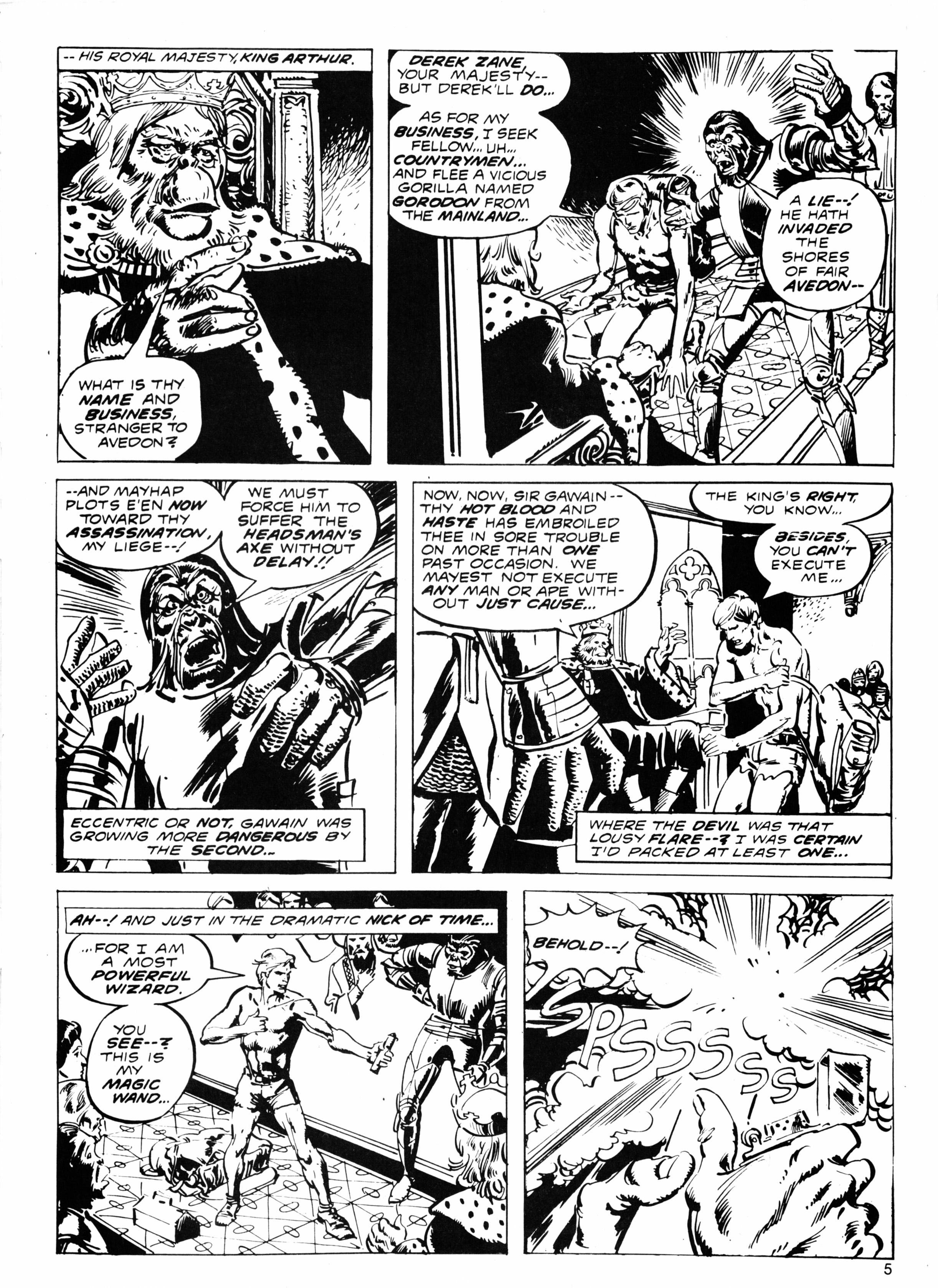 Read online Planet of the Apes (1974) comic -  Issue #33 - 5