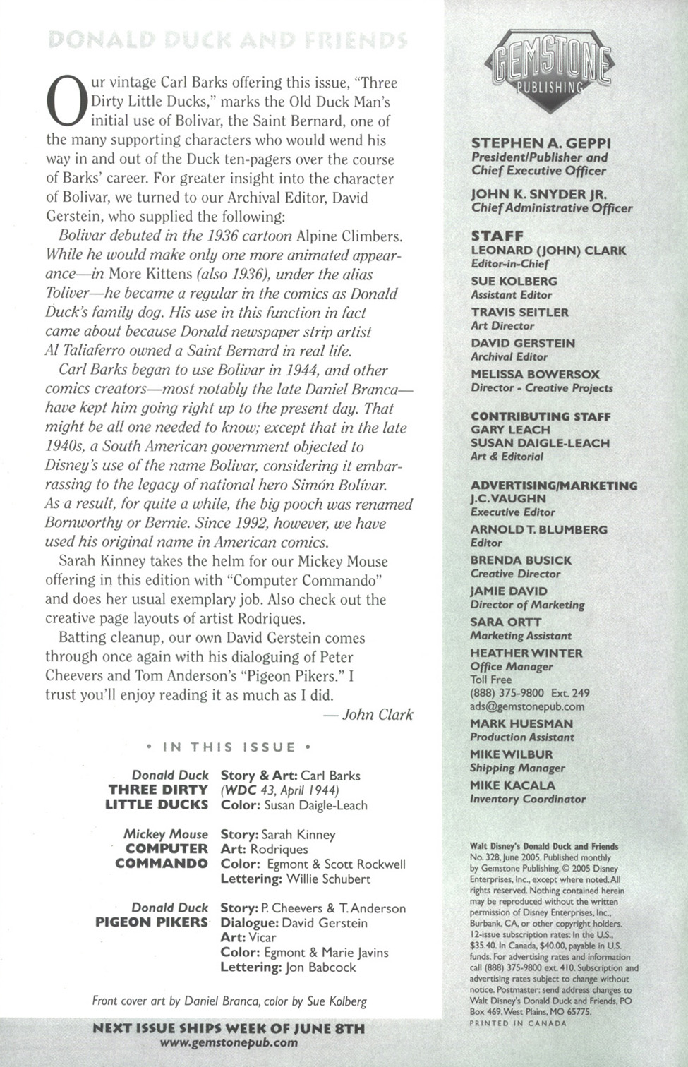 Read online Walt Disney's Donald Duck and Friends comic -  Issue #328 - 2