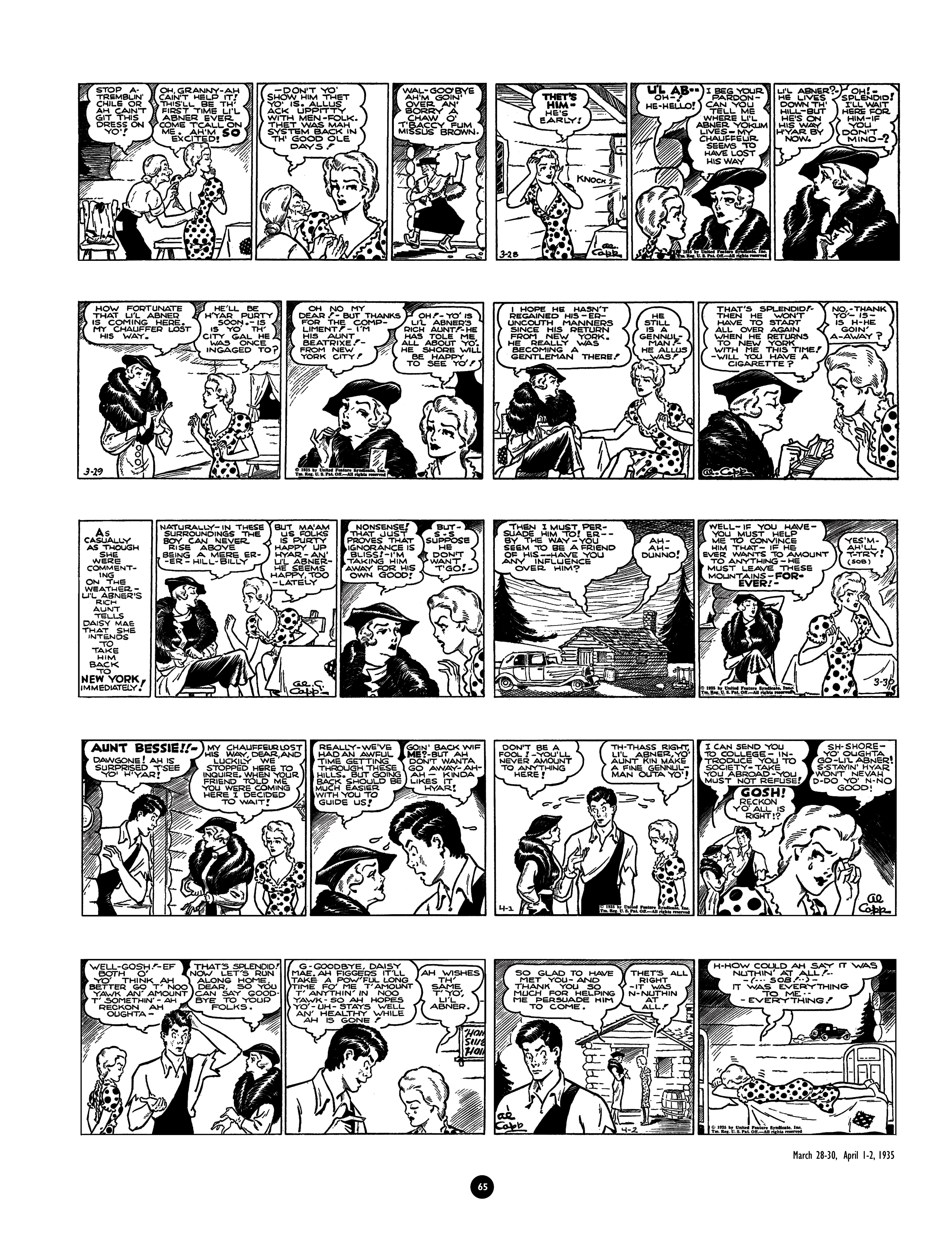 Read online Al Capp's Li'l Abner Complete Daily & Color Sunday Comics comic -  Issue # TPB 1 (Part 1) - 66