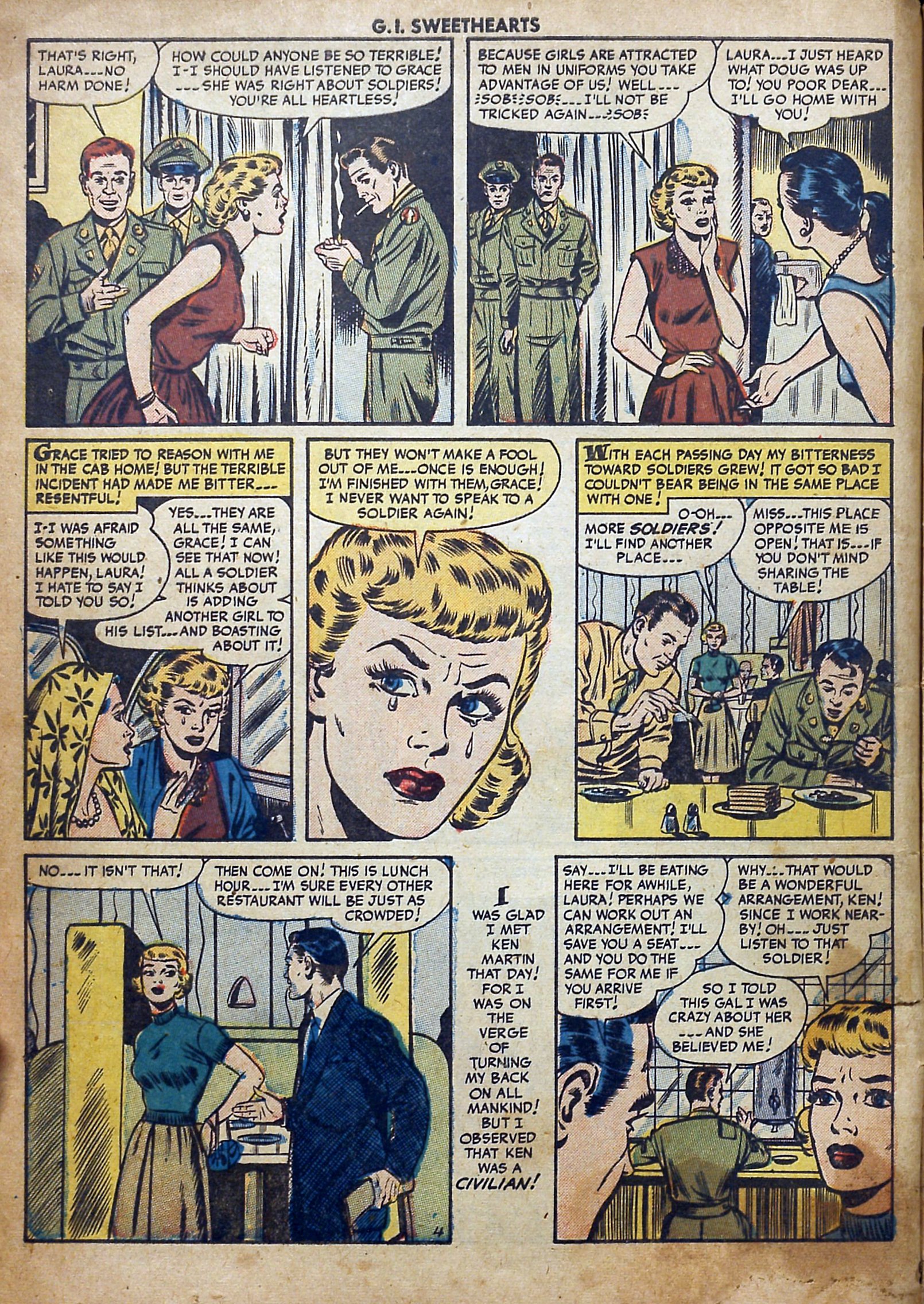 Read online G.I. Sweethearts comic -  Issue #39 - 6
