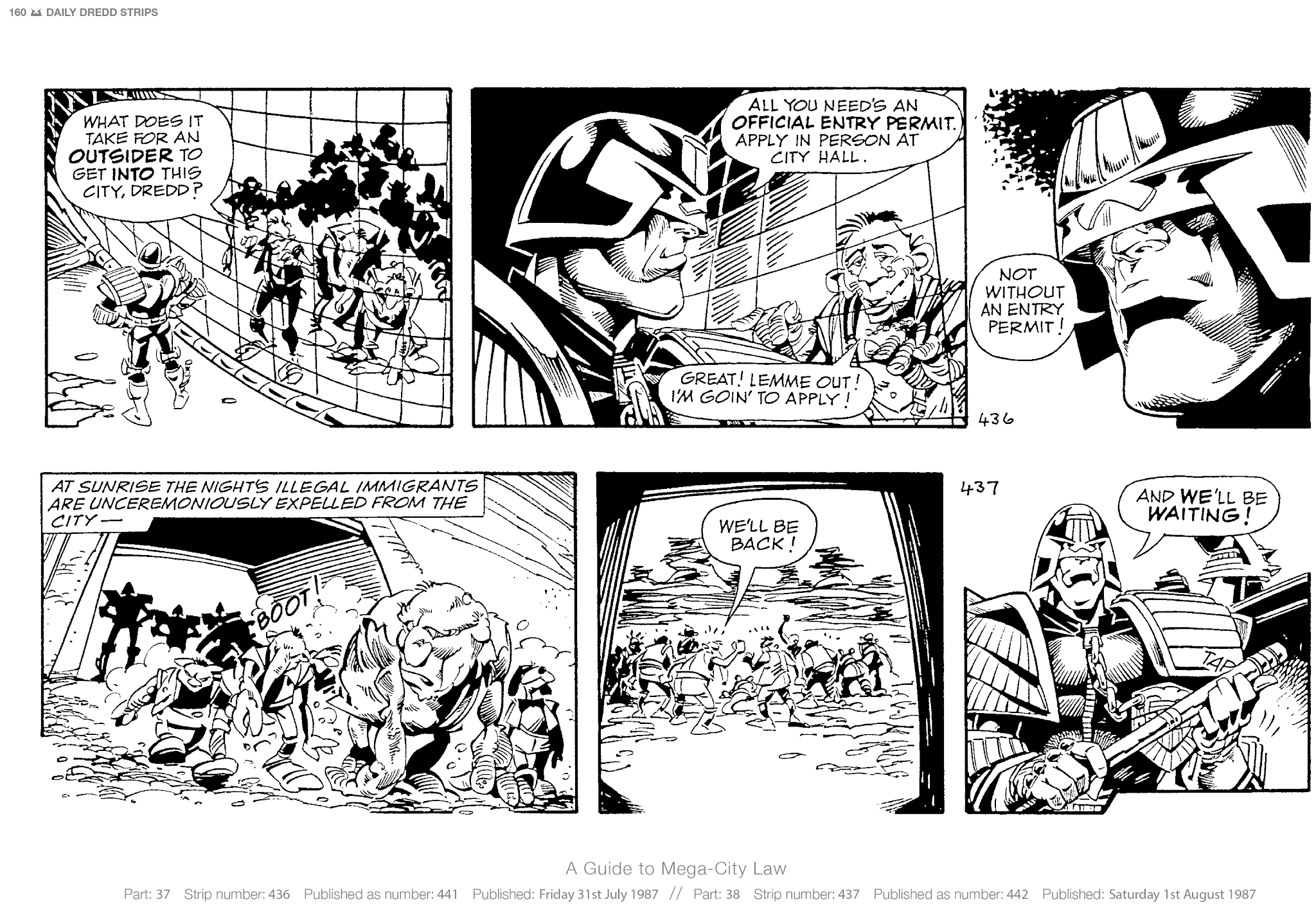 Read online Judge Dredd: The Daily Dredds comic -  Issue # TPB 2 - 163