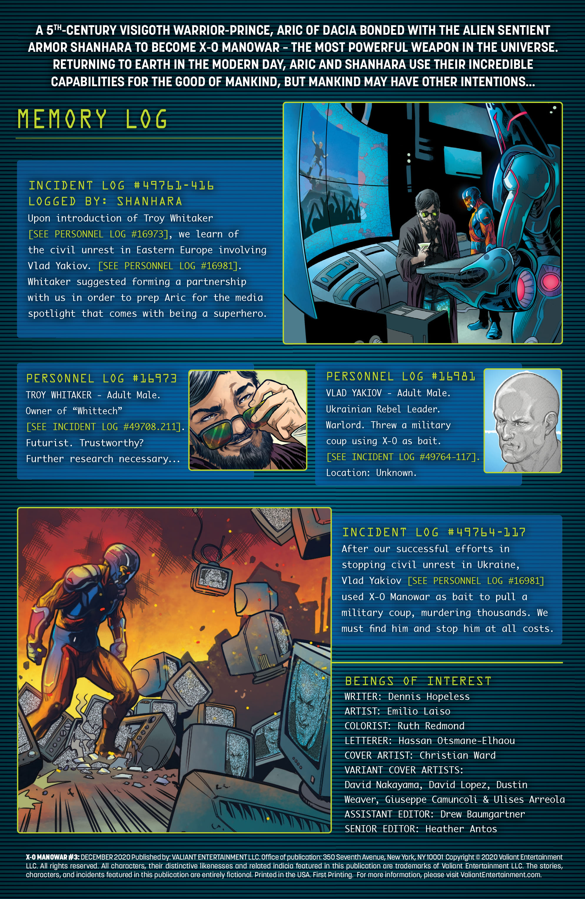 Read online X-O Manowar (2020) comic -  Issue #3 - 2
