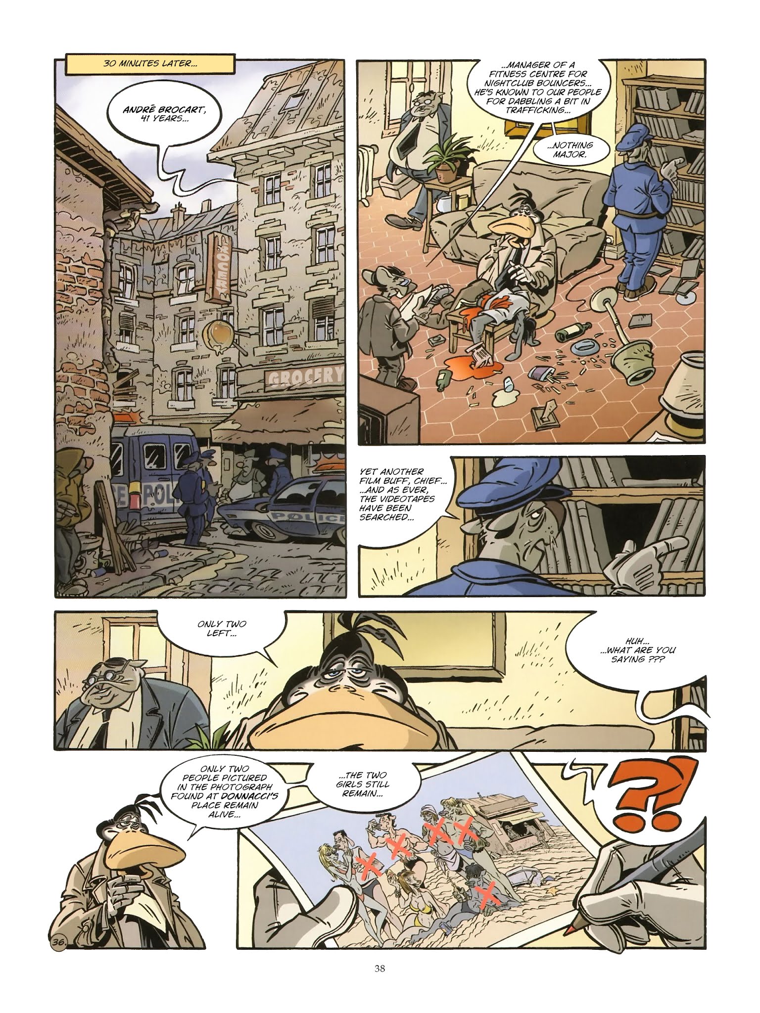 Read online Une enquête de l'inspecteur Canardo comic -  Issue #17 - 40