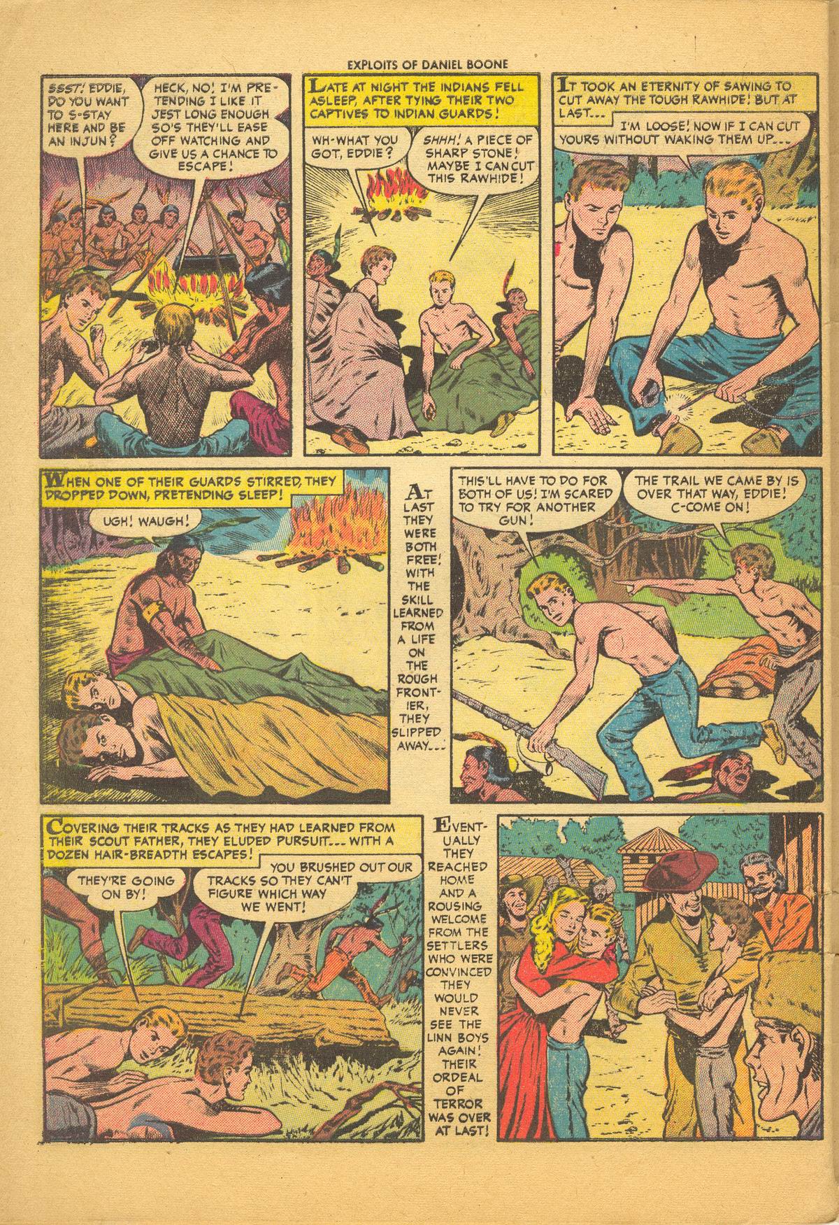 Read online Exploits of Daniel Boone comic -  Issue #4 - 32