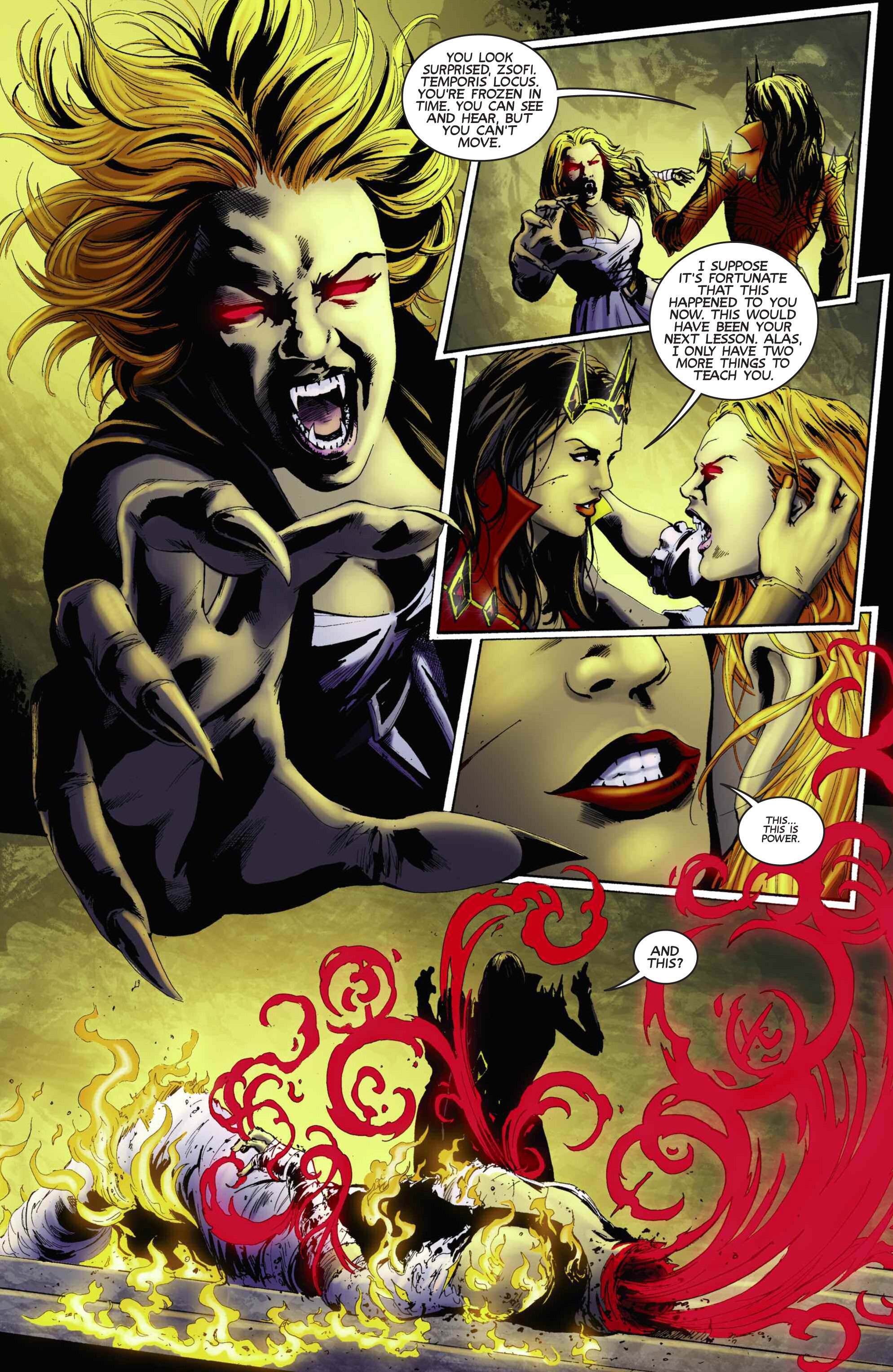 Read online Blood Queen Vs. Dracula comic -  Issue #3 - 17
