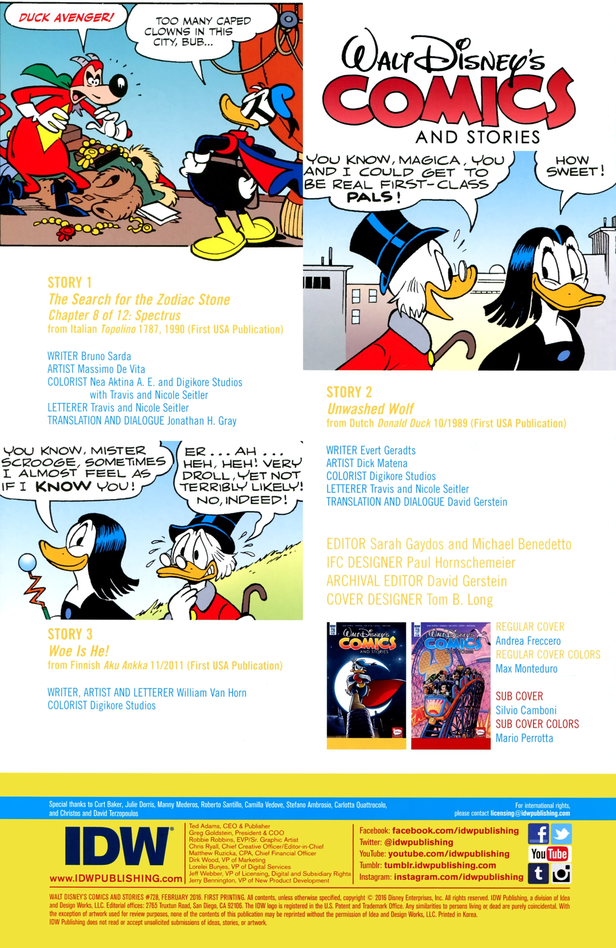 Walt Disney's Comics and Stories Issue #728 #729 - English 2