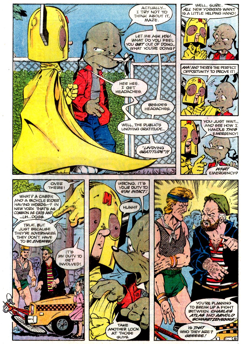 Read online 'Mazing Man comic -  Issue #1 - 10