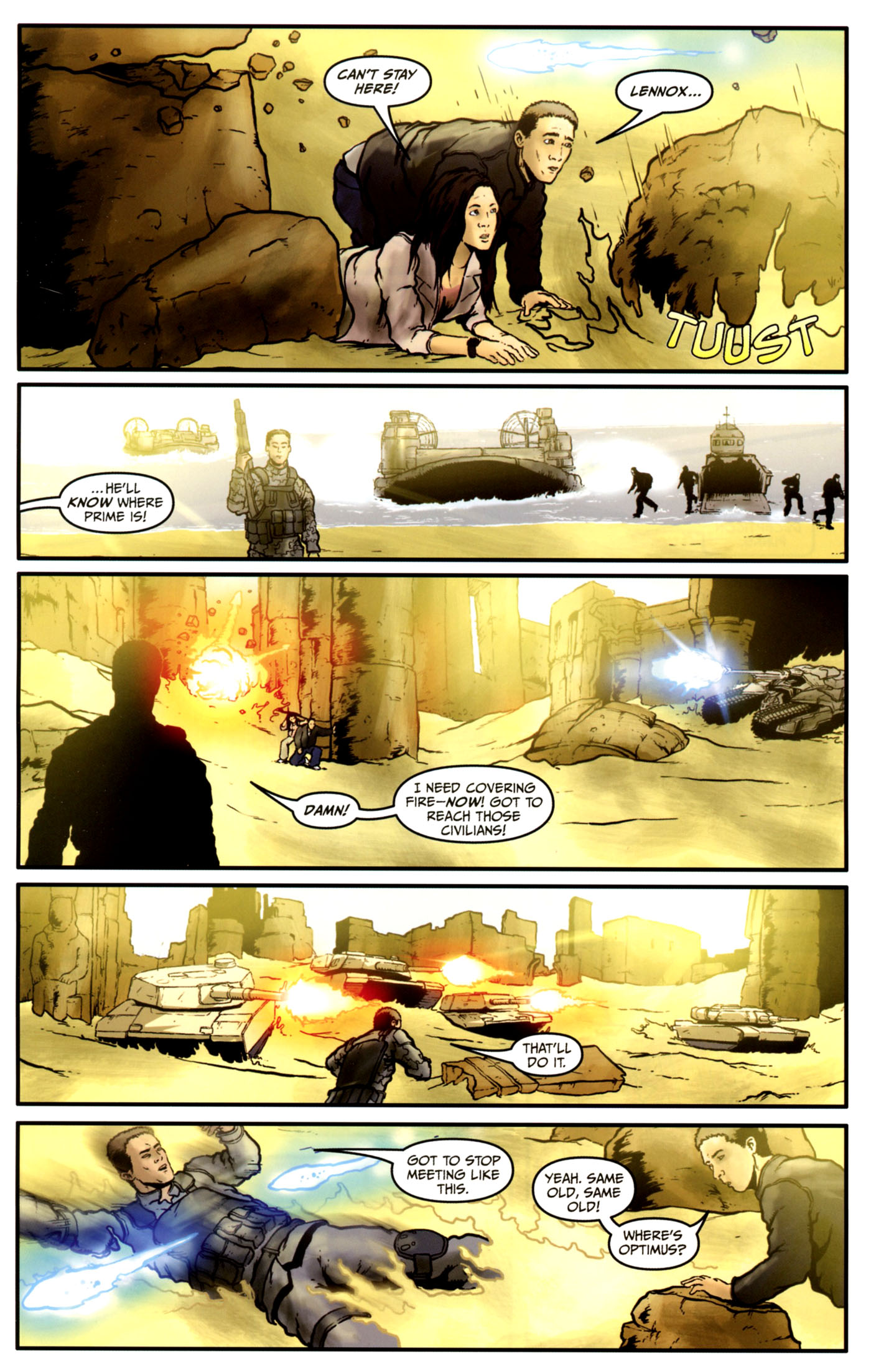 Read online Transformers: Revenge of the Fallen — Official Movie Adaptation comic -  Issue #4 - 16
