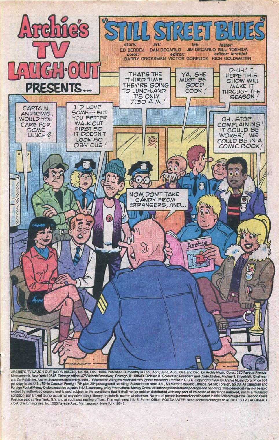 Read online Archie's TV Laugh-Out comic -  Issue #93 - 3