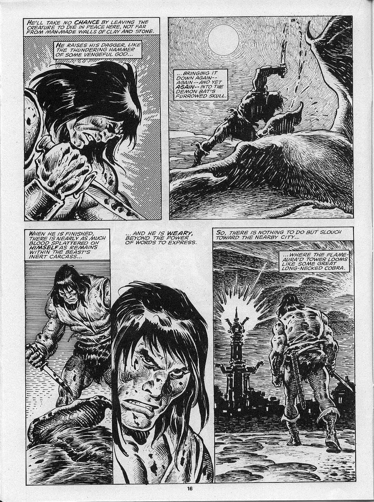 Read online The Savage Sword Of Conan comic -  Issue #200 - 18