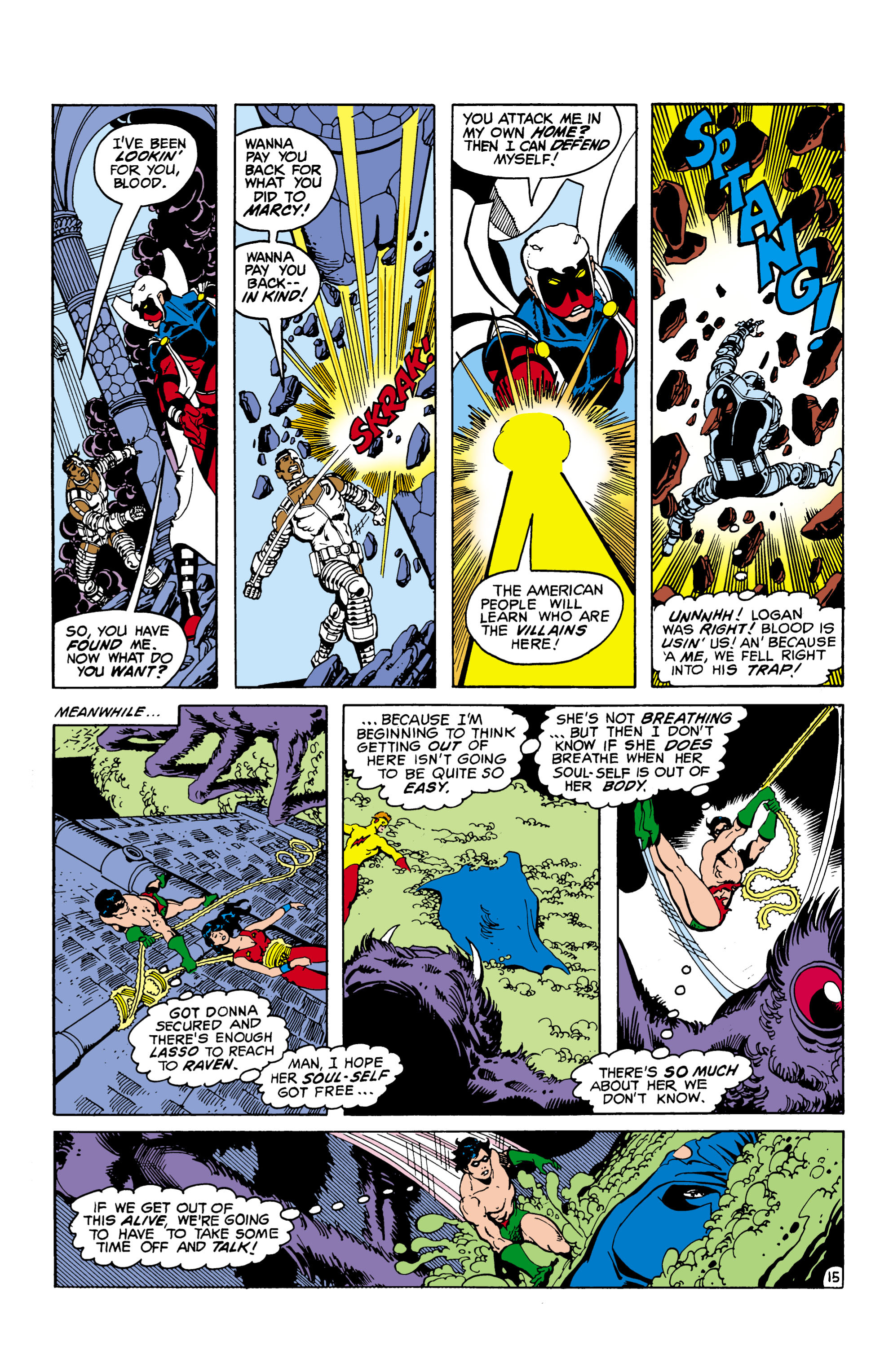 Read online The New Teen Titans (1980) comic -  Issue #22 - 16