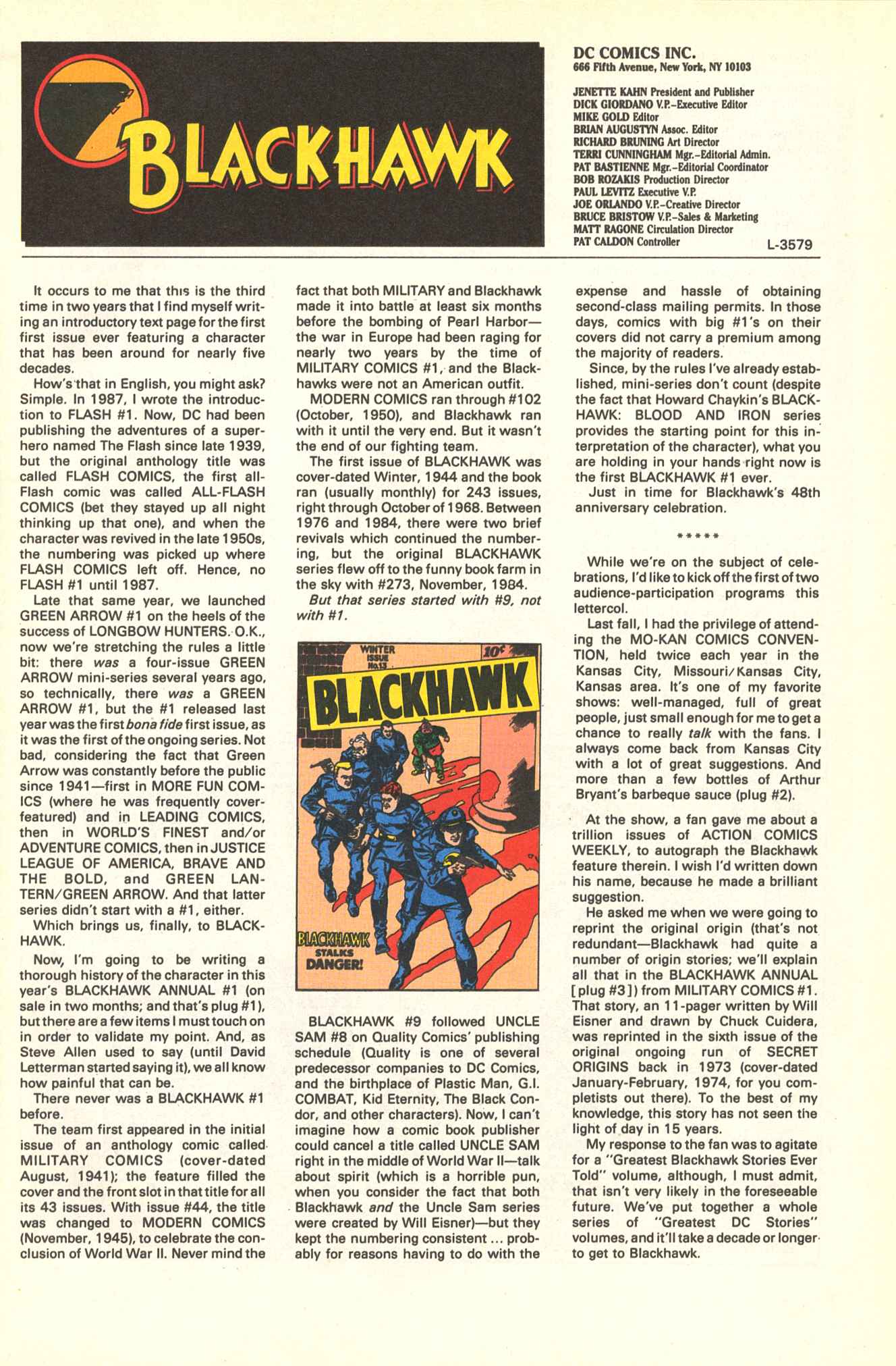 Read online Blackhawk (1989) comic -  Issue #1 - 29