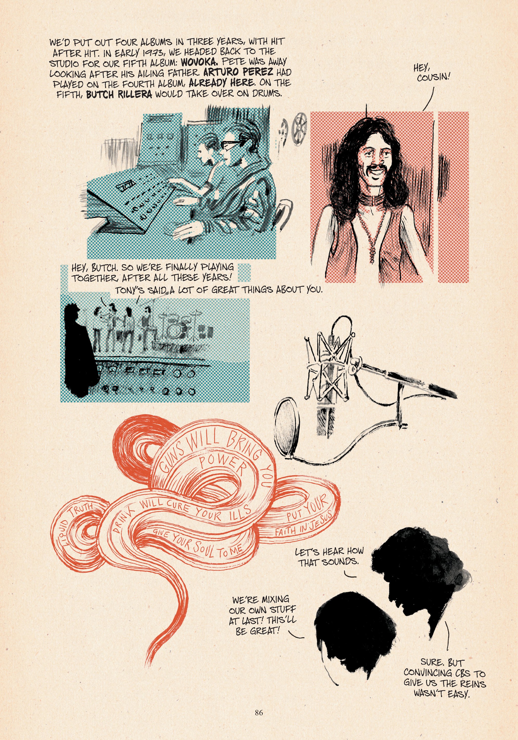 Read online Redbone: The True Story of A Native American Rock Band comic -  Issue # TPB - 73