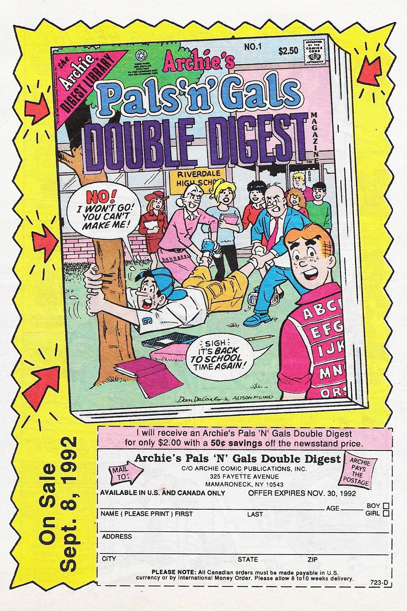 Read online Betty and Veronica Digest Magazine comic -  Issue #58 - 45