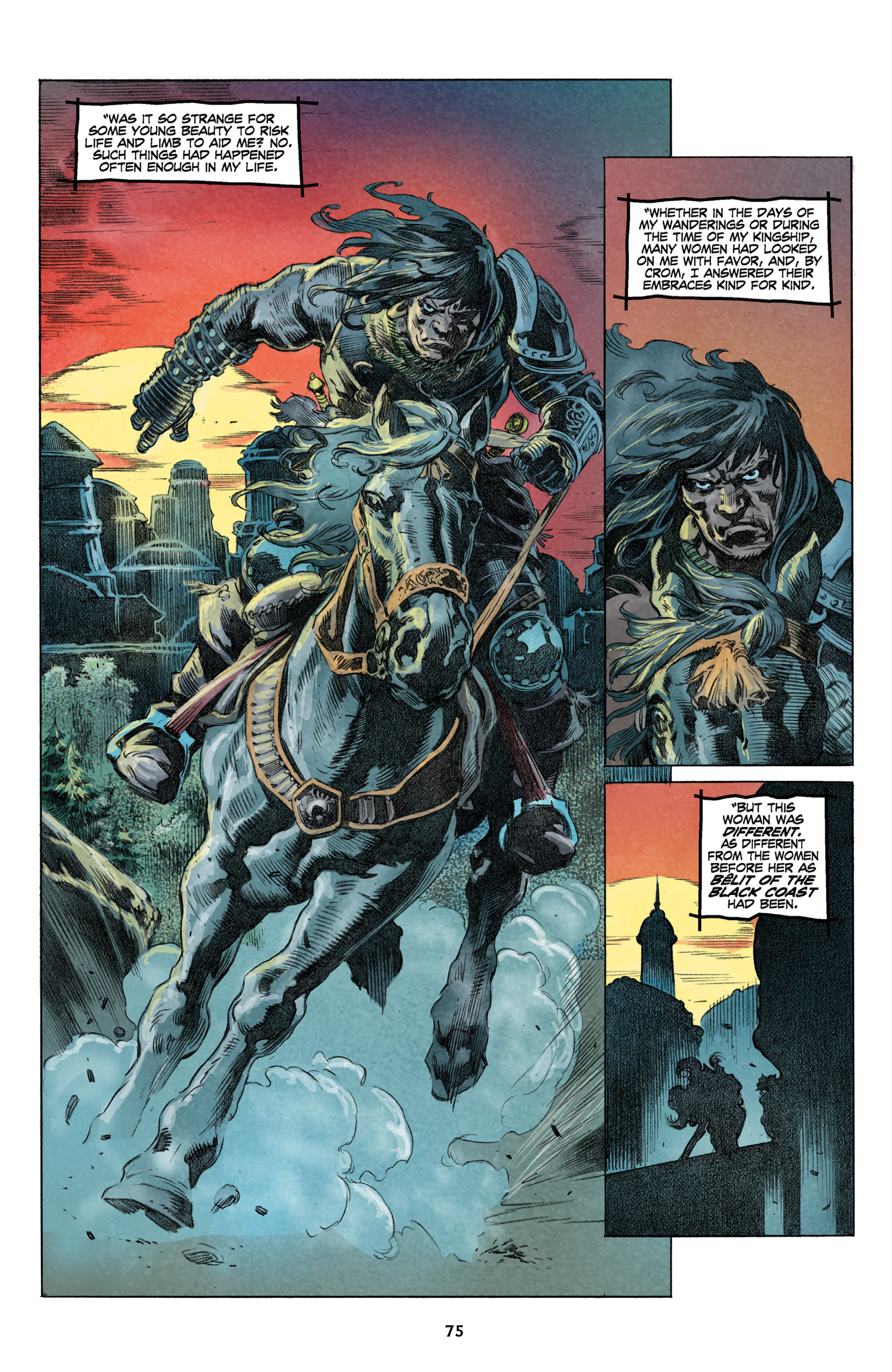 Read online King Conan: The Hour of the Dragon comic -  Issue # _TPB - 76