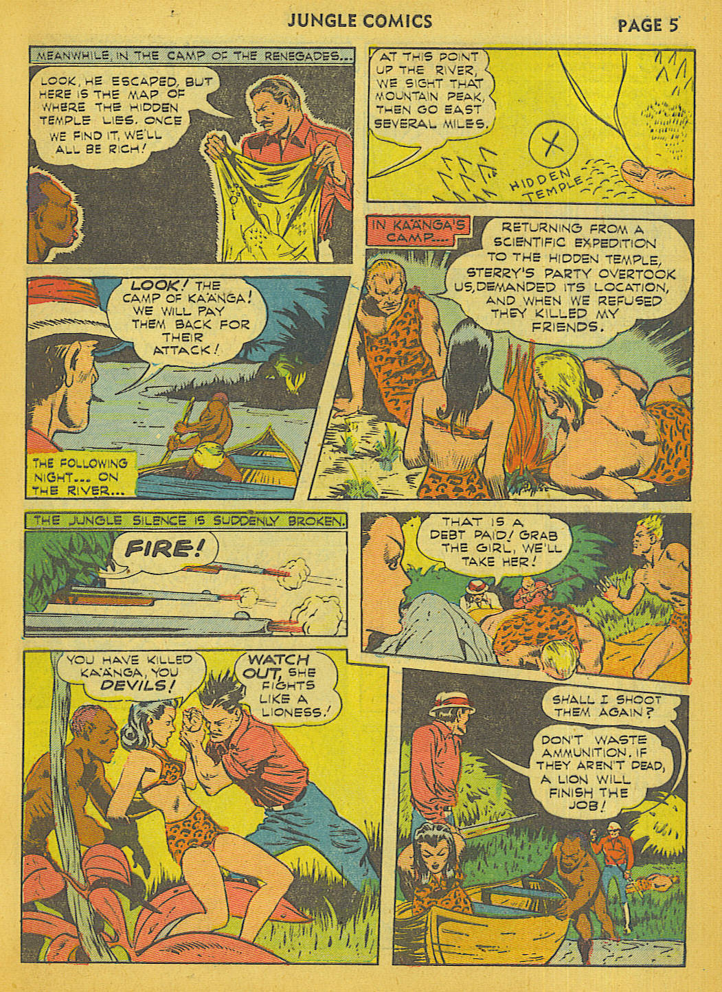 Read online Jungle Comics comic -  Issue #27 - 7