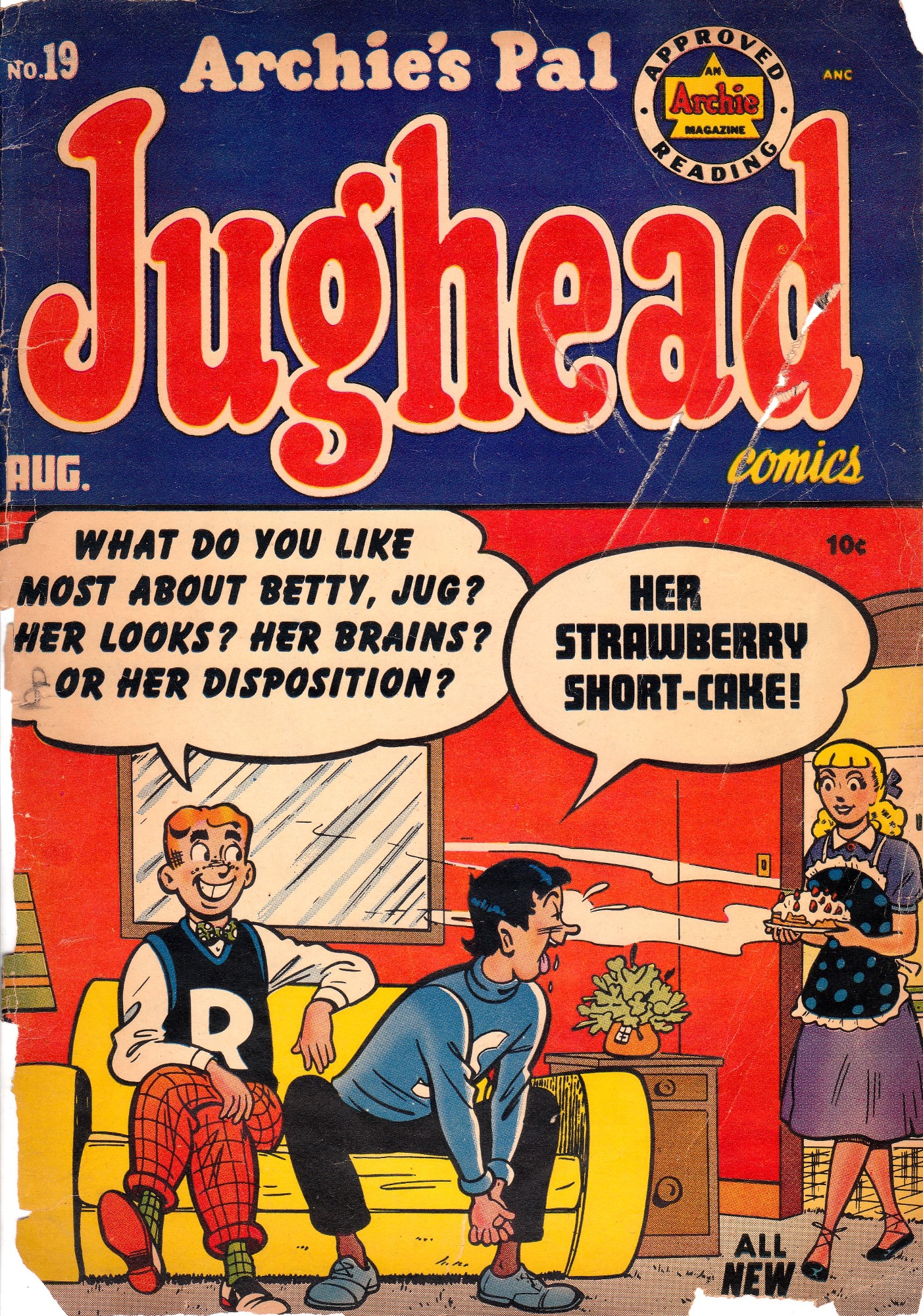 Read online Archie's Pal Jughead comic -  Issue #19 - 2