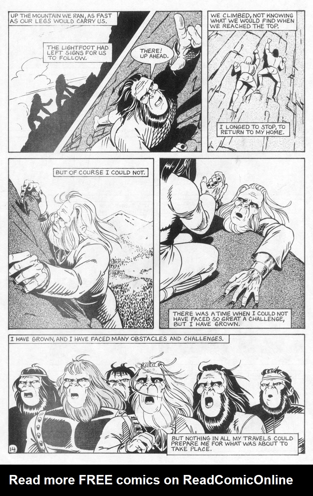 Read online Planet of the Apes (1990) comic -  Issue #24 - 16