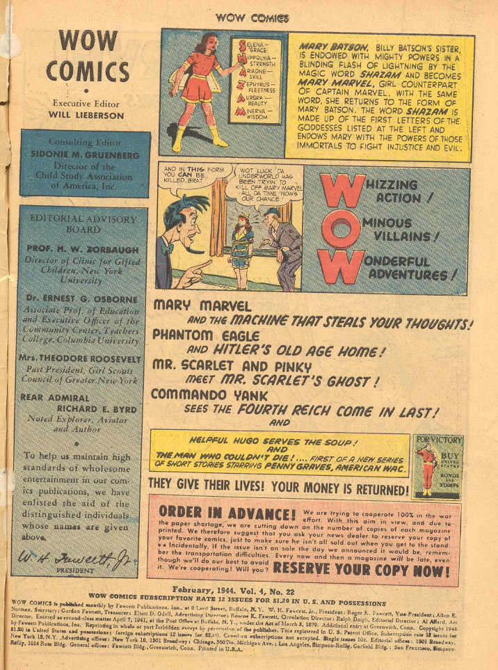 Read online Wow Comics comic -  Issue #22 - 3