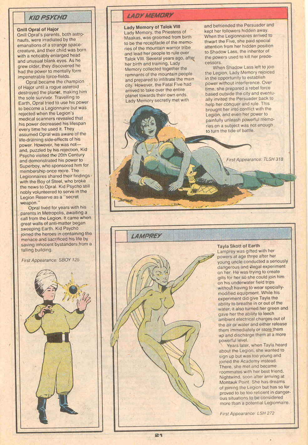 Read online Who's Who in the Legion of Super-Heroes comic -  Issue #3 - 23