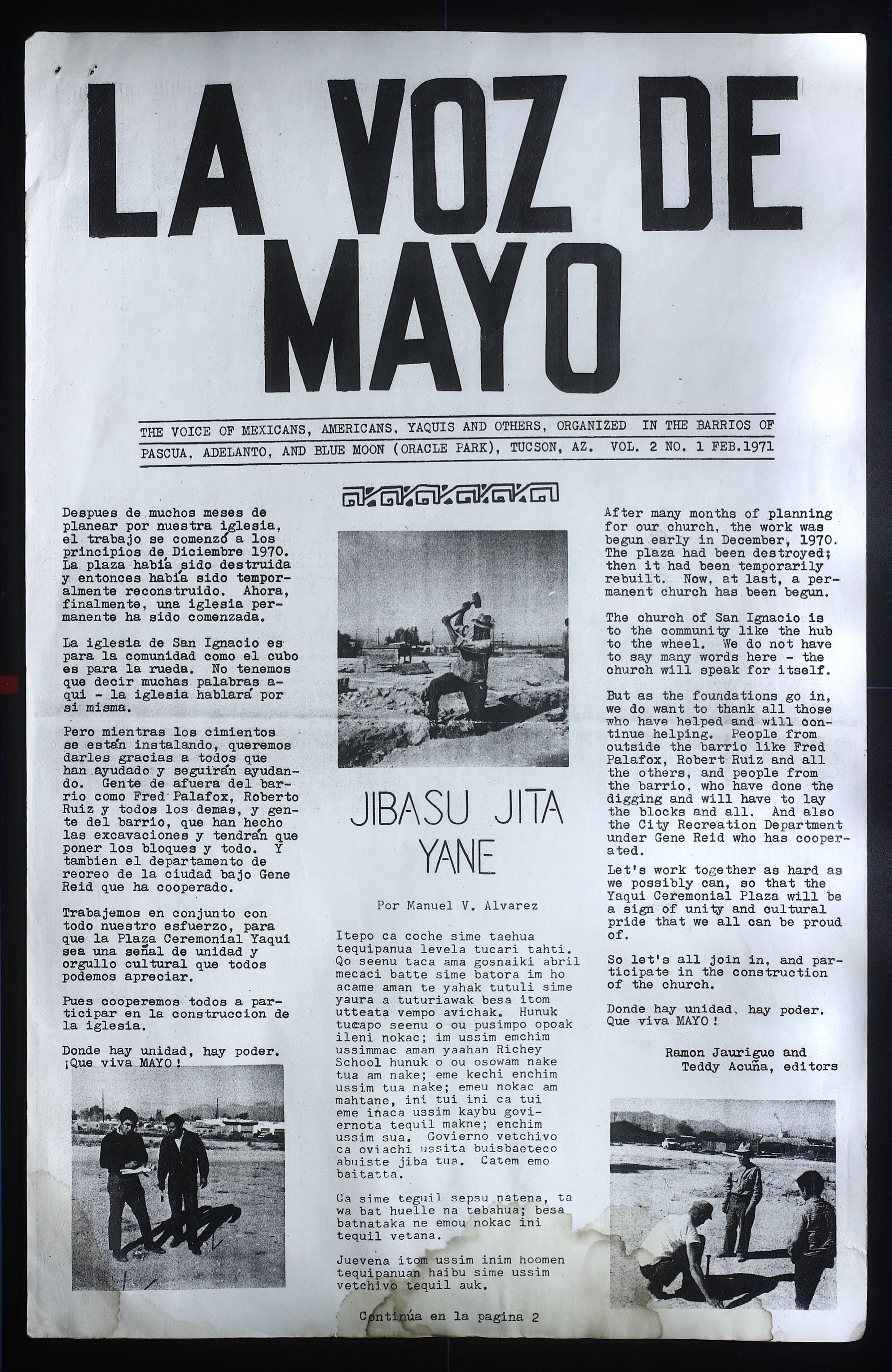 Read online La Voz De M.A.Y.O.: Tata Rambo comic -  Issue # TPB 1 - 111