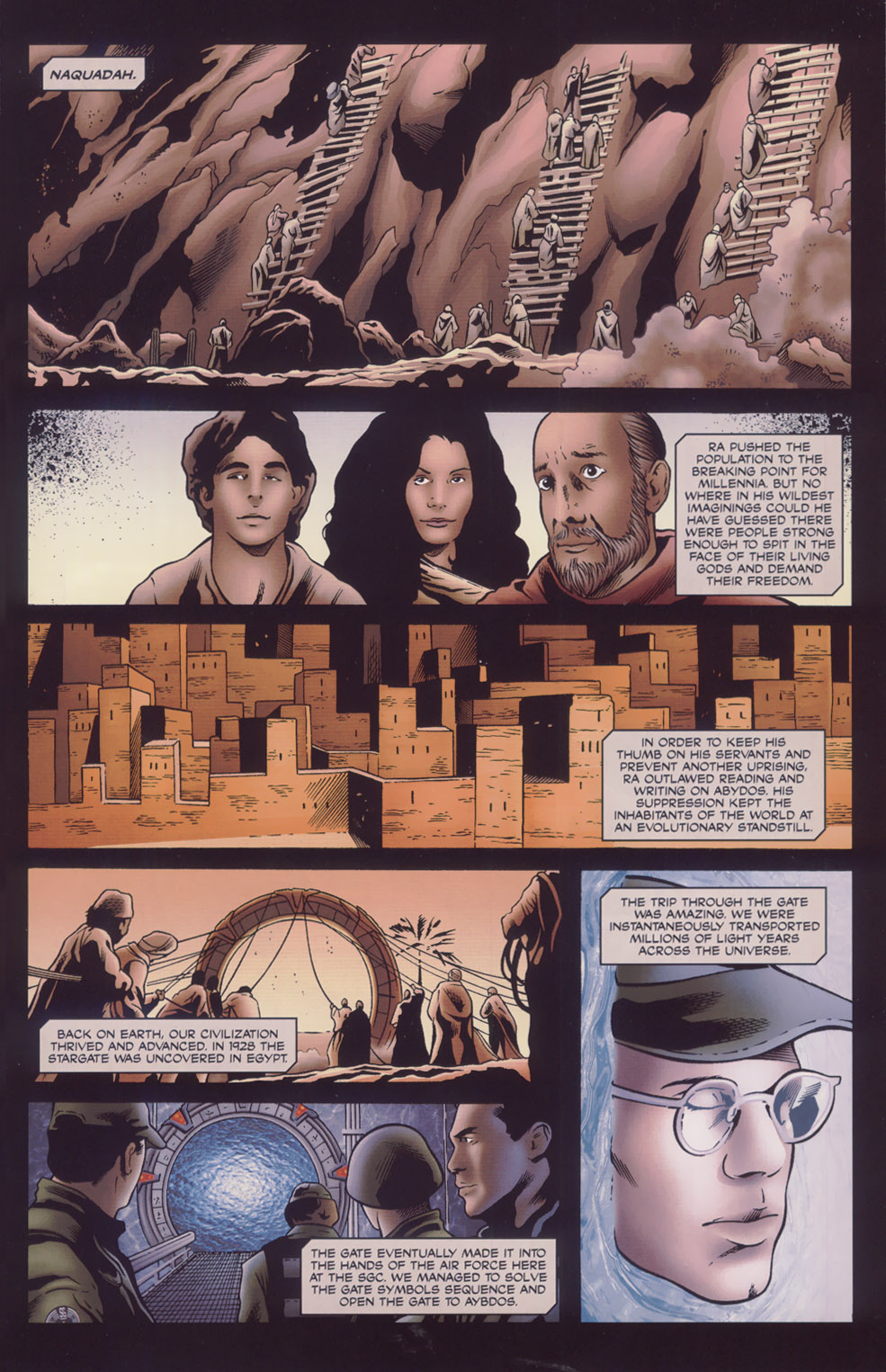 Read online Stargate SG-1: Ra Reborn Prequel comic -  Issue # Full - 9