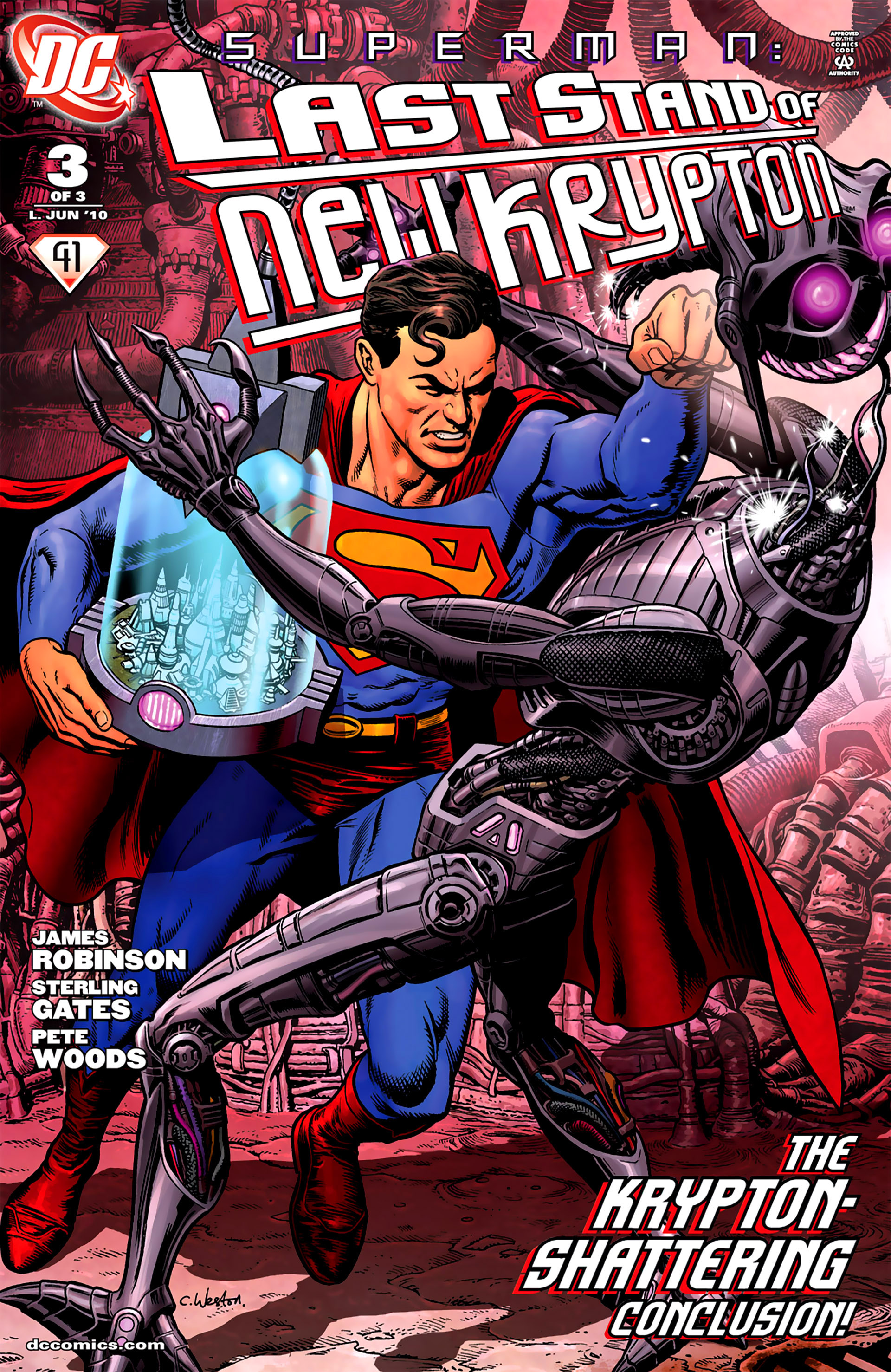 Read online Superman: Last Stand of New Krypton comic -  Issue #3 - 2