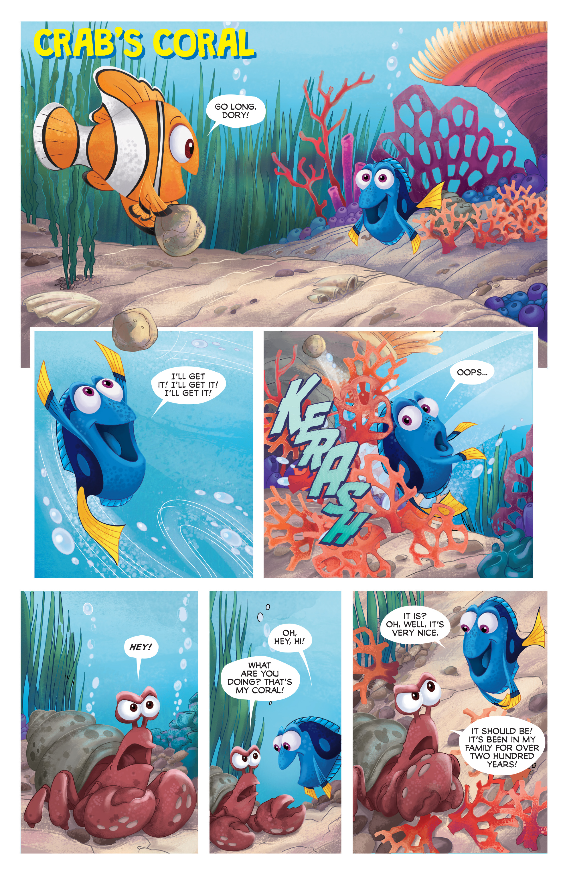 Read online Disney Pixar Finding Dory comic -  Issue #2 - 22