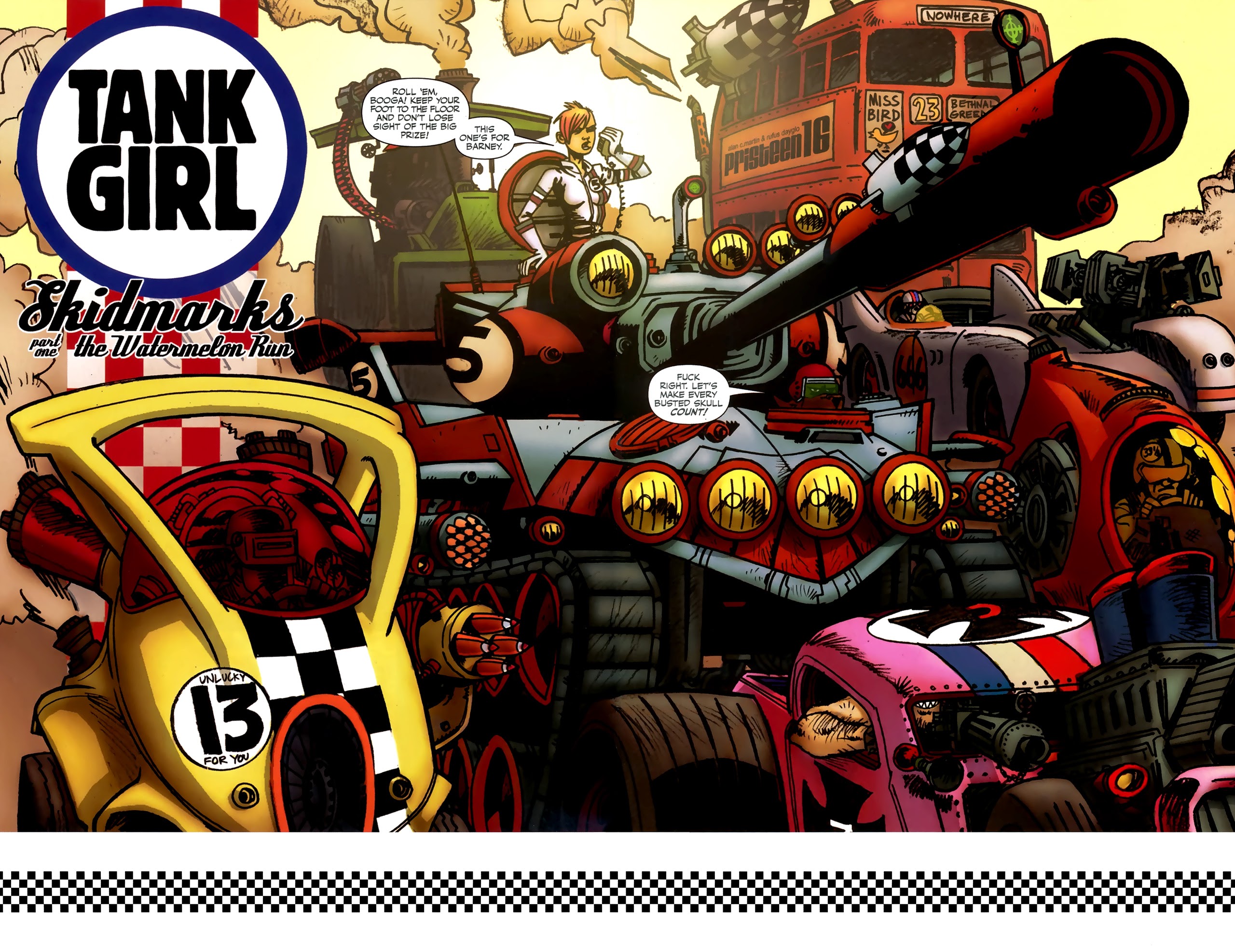 Read online Tank Girl: Skidmarks comic -  Issue #1 - 4