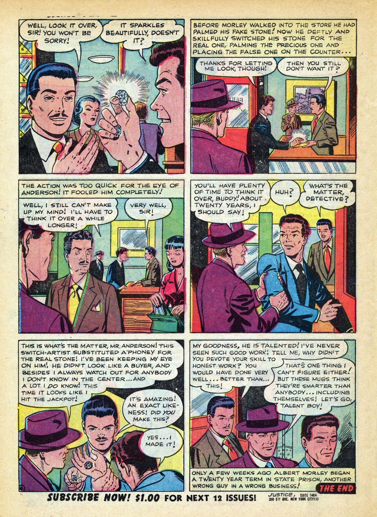 Read online Justice (1947) comic -  Issue #22 - 22