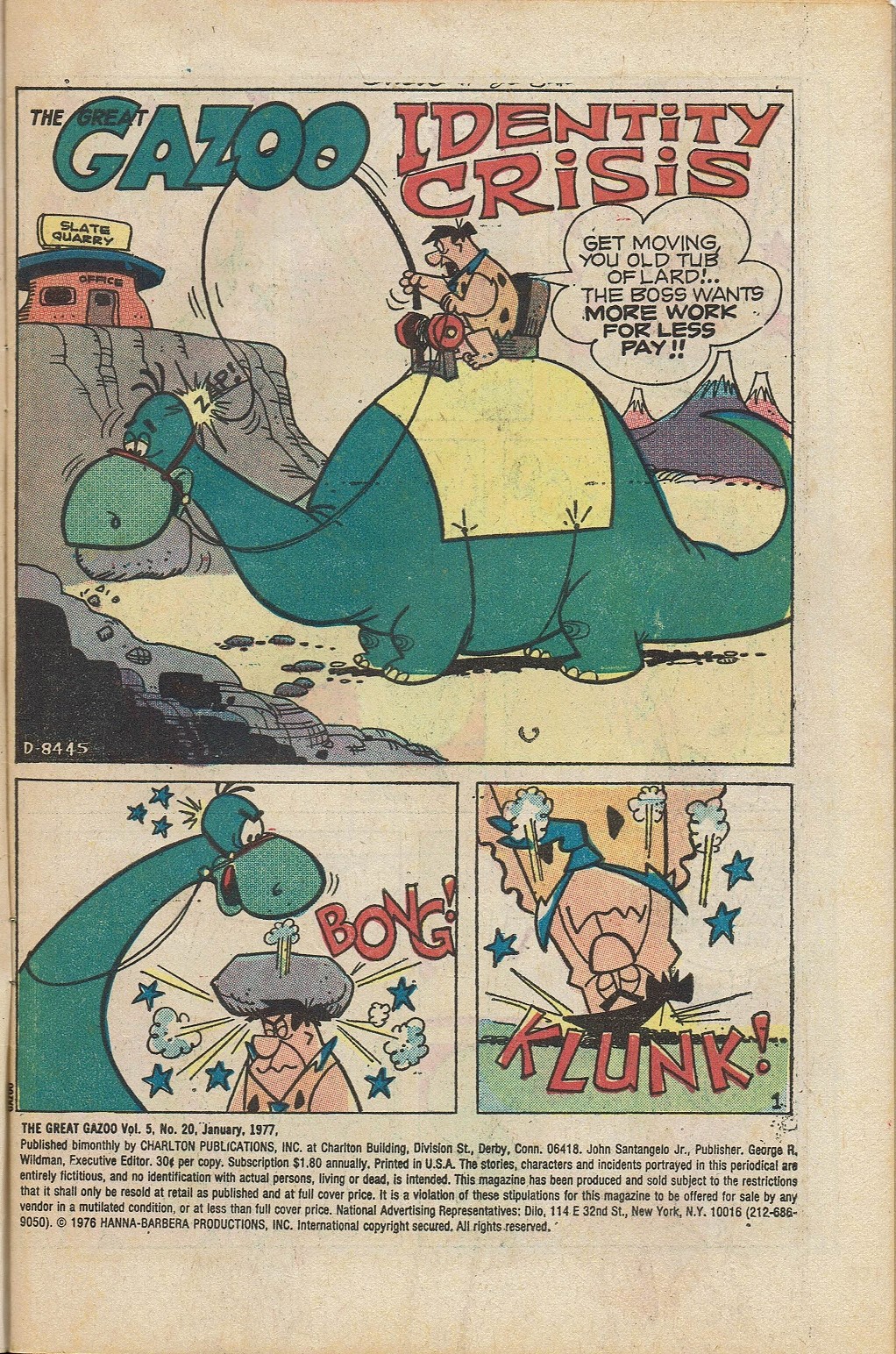 Read online Great Gazoo comic -  Issue #20 - 3