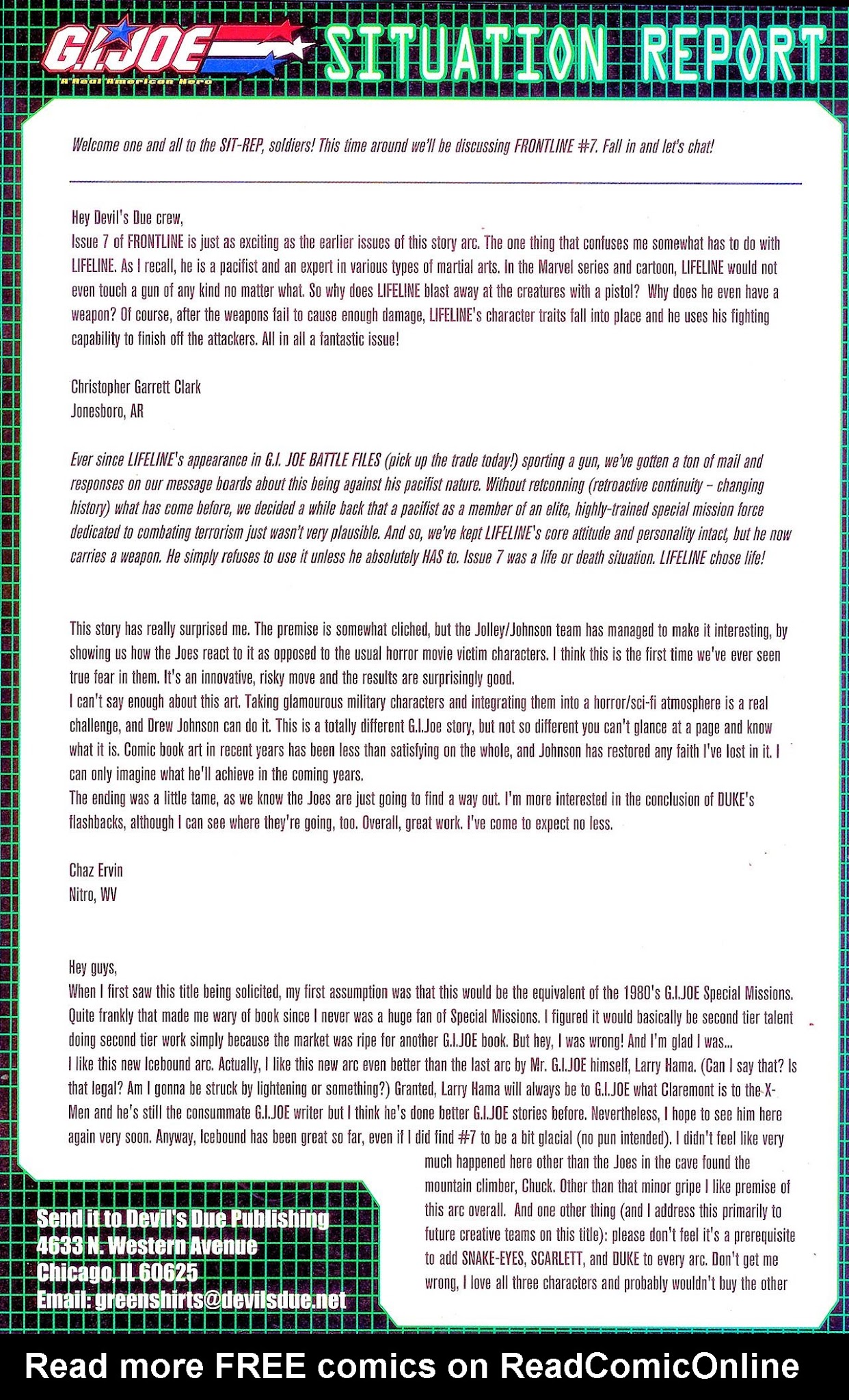 Read online G.I. Joe: Frontline comic -  Issue #9 - 27