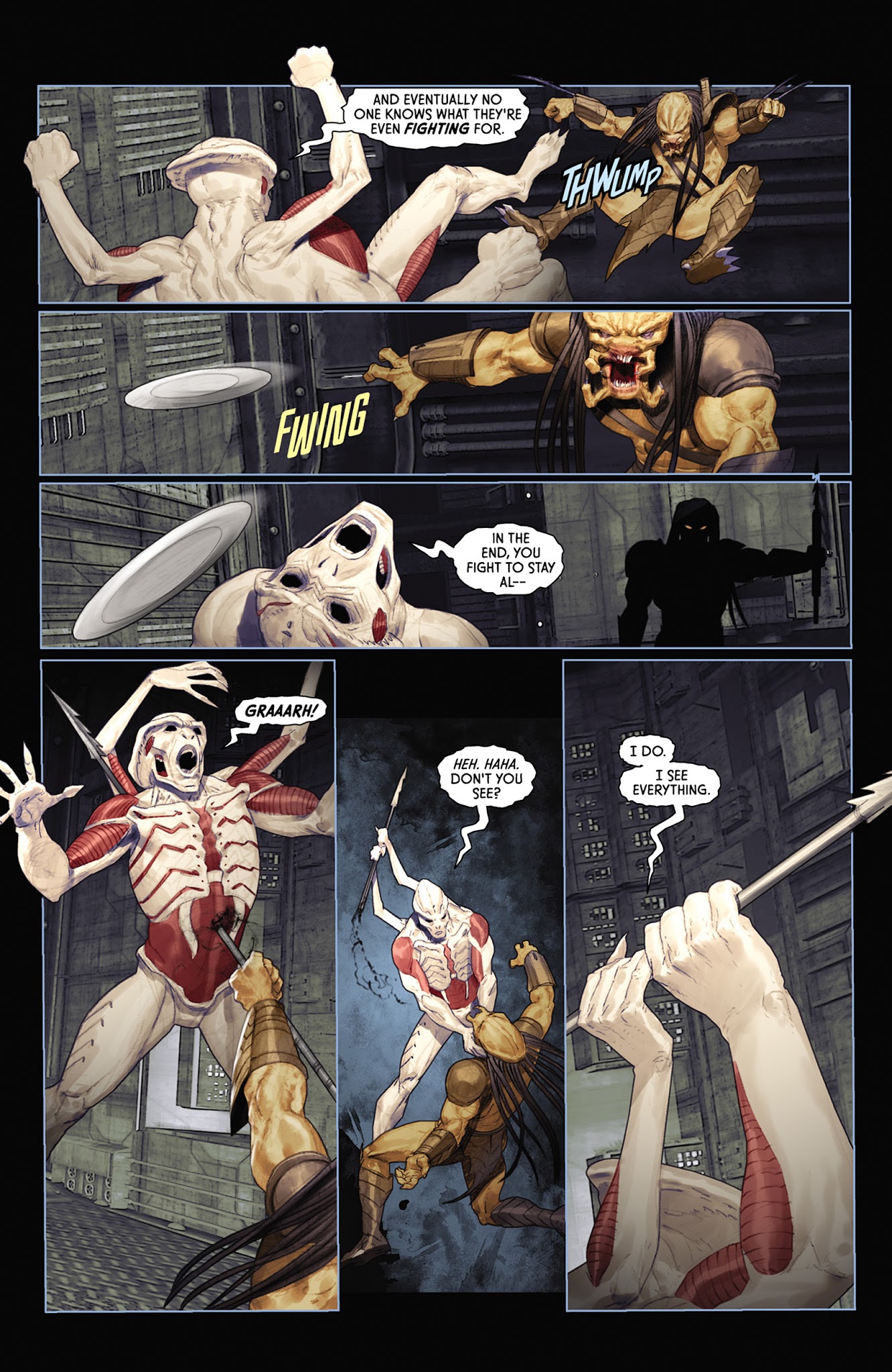 Read online Alien vs. Predator: Fire and Stone comic -  Issue #4 - 7