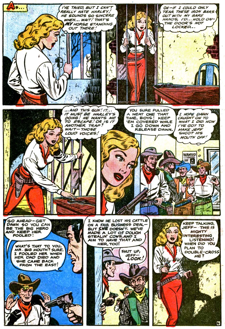 Read online Cowgirl Romances (1950) comic -  Issue #3 - 8