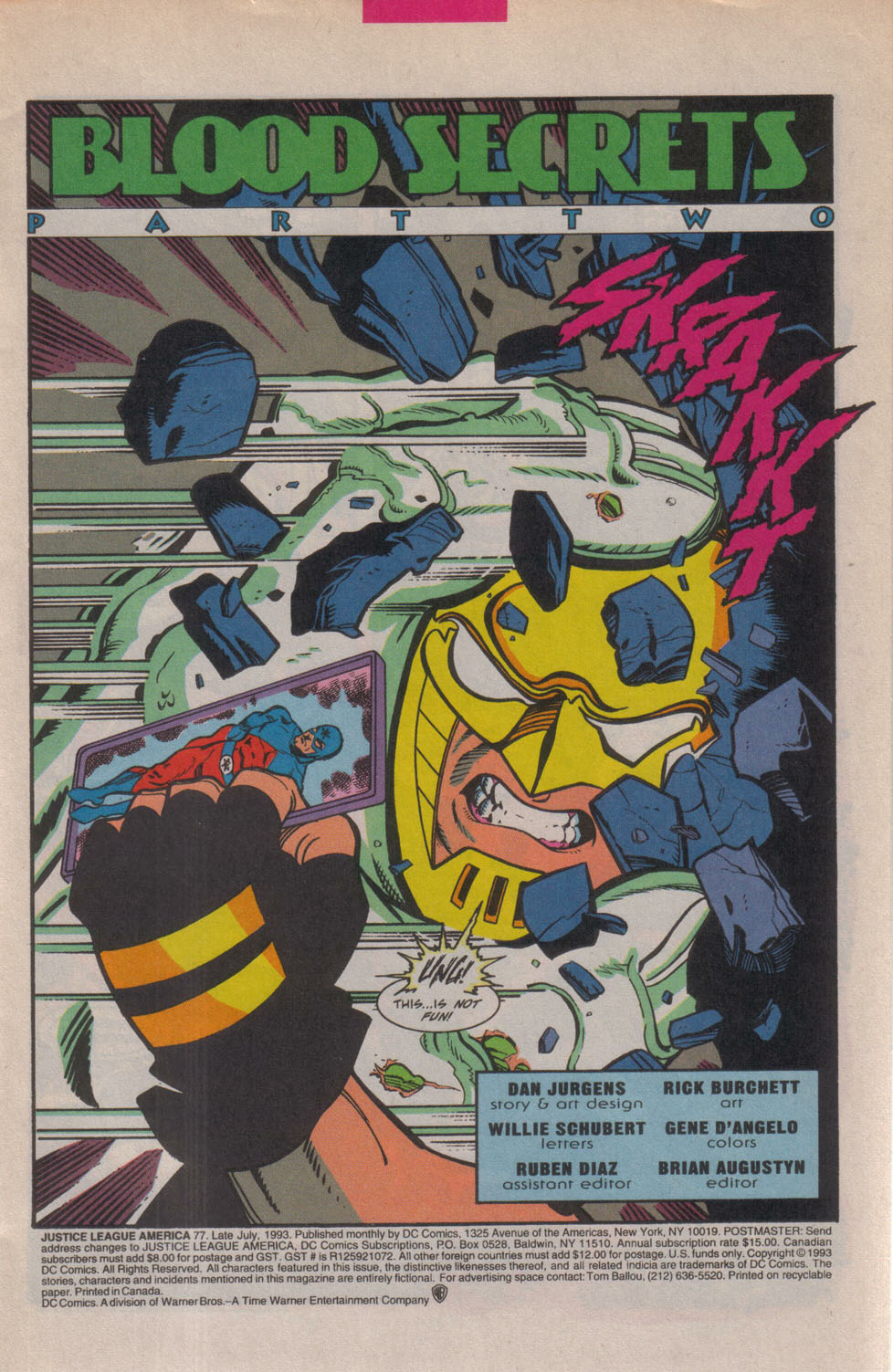 Read online Justice League America comic -  Issue #77 - 2