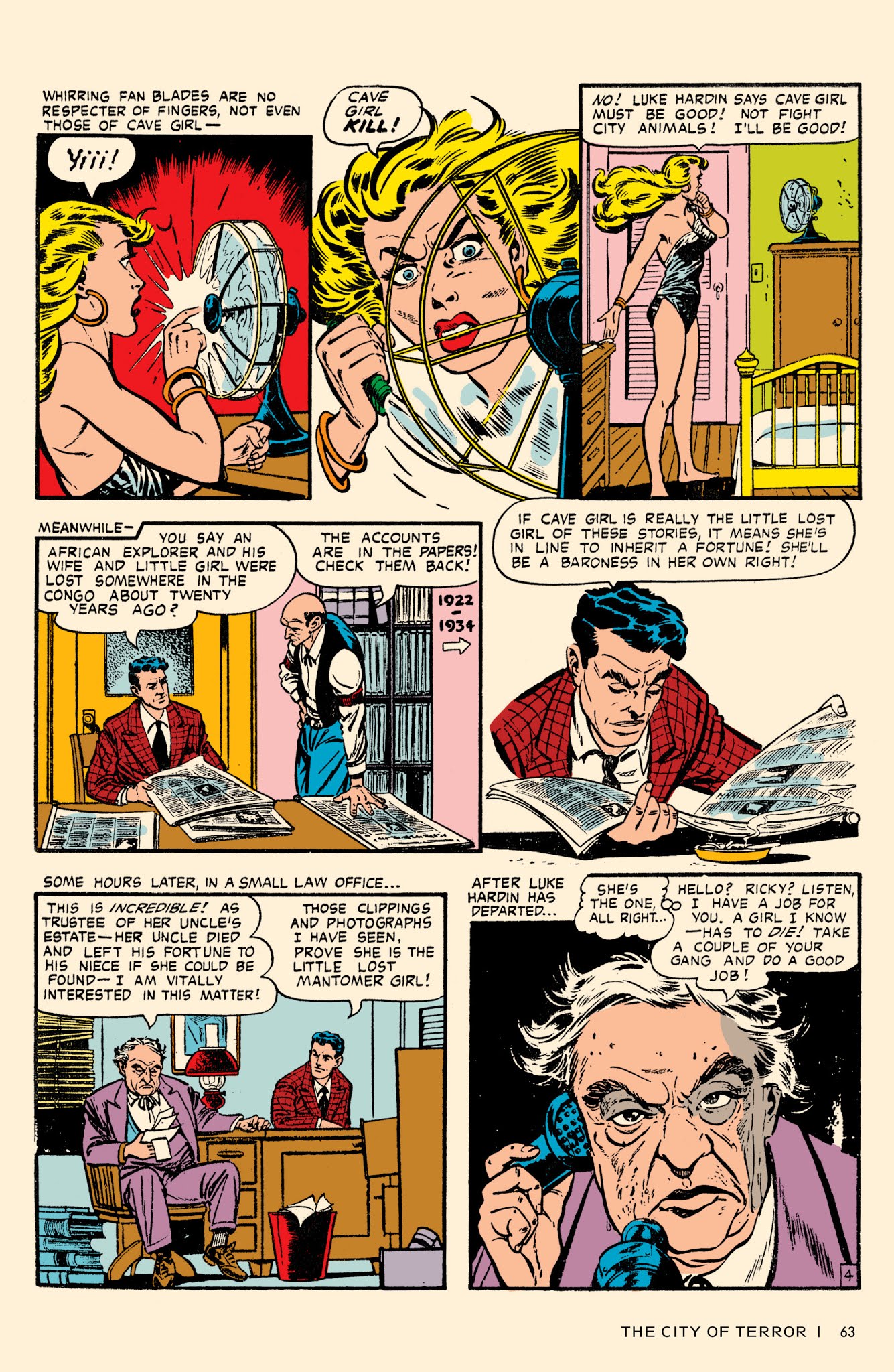 Read online Bob Powell's Complete Cave Girl comic -  Issue # TPB (Part 1) - 64