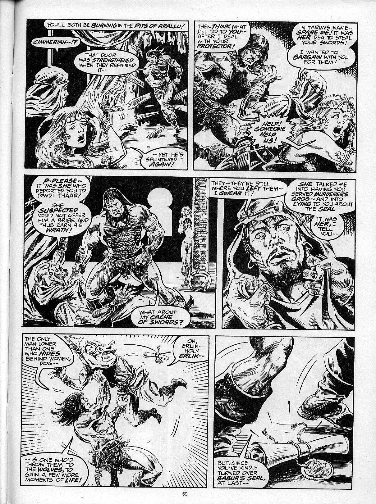 Read online The Savage Sword Of Conan comic -  Issue #204 - 61