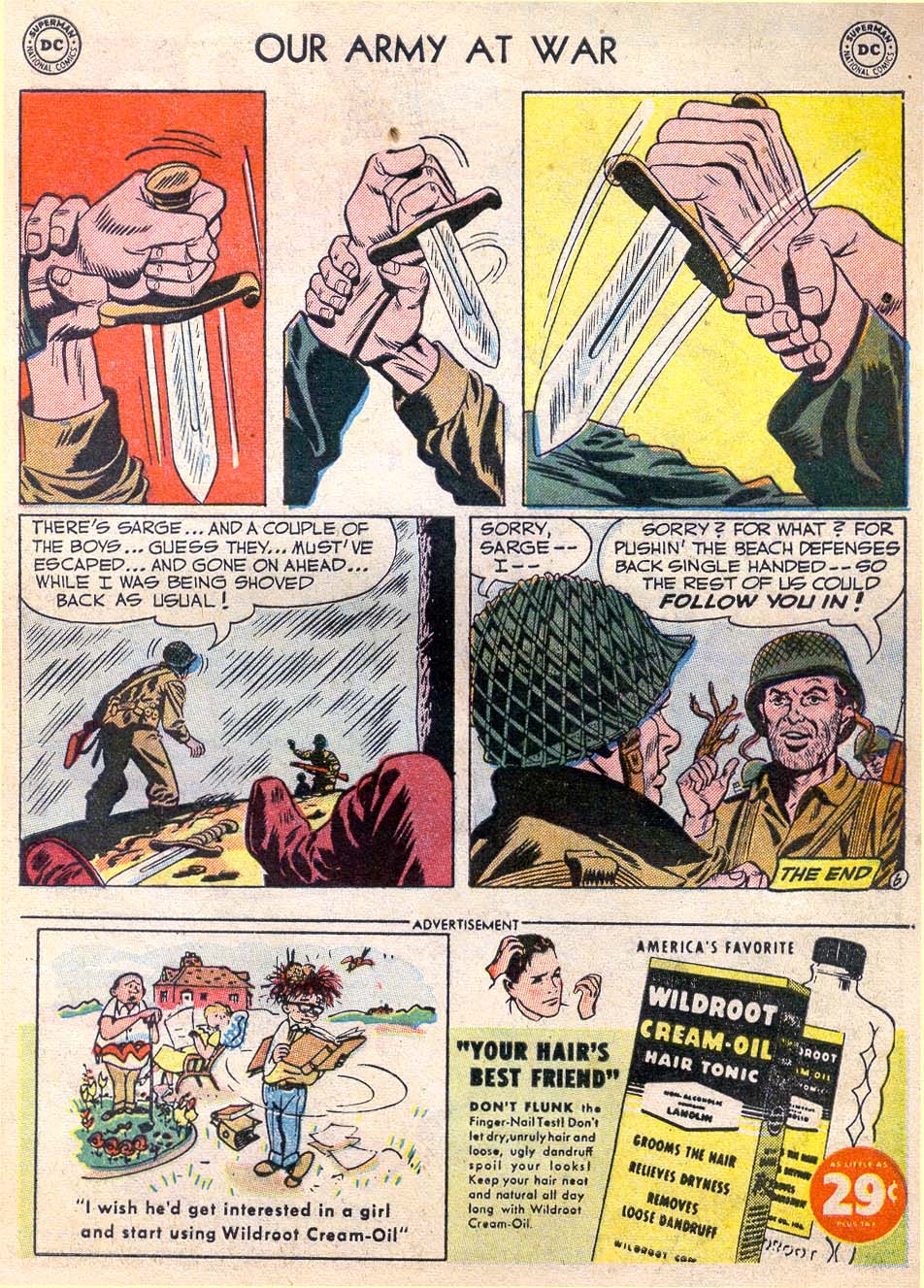 Read online Our Army at War (1952) comic -  Issue #3 - 34