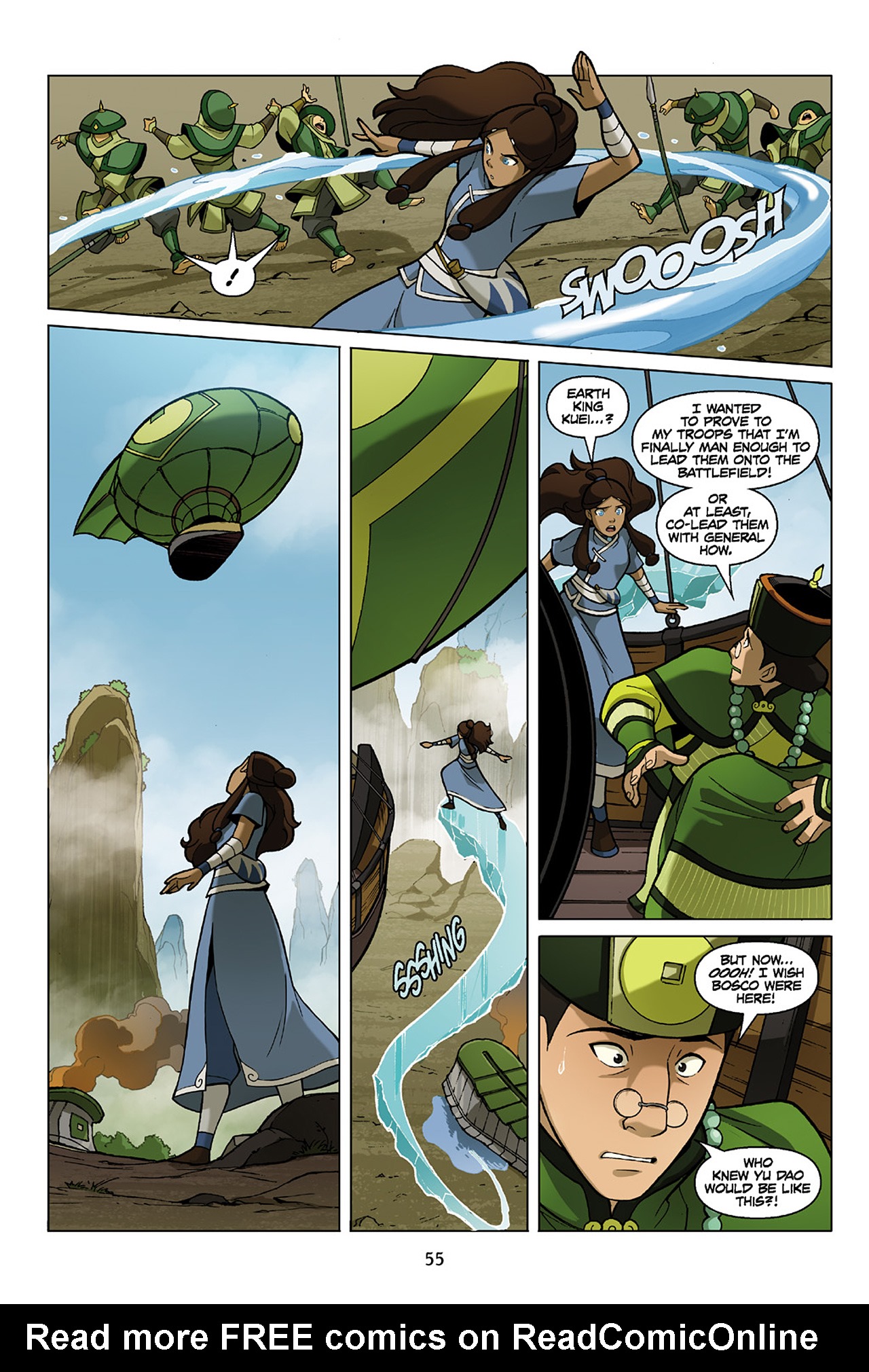 Read online Nickelodeon Avatar: The Last Airbender - The Promise comic -  Issue # Part 3 - 55
