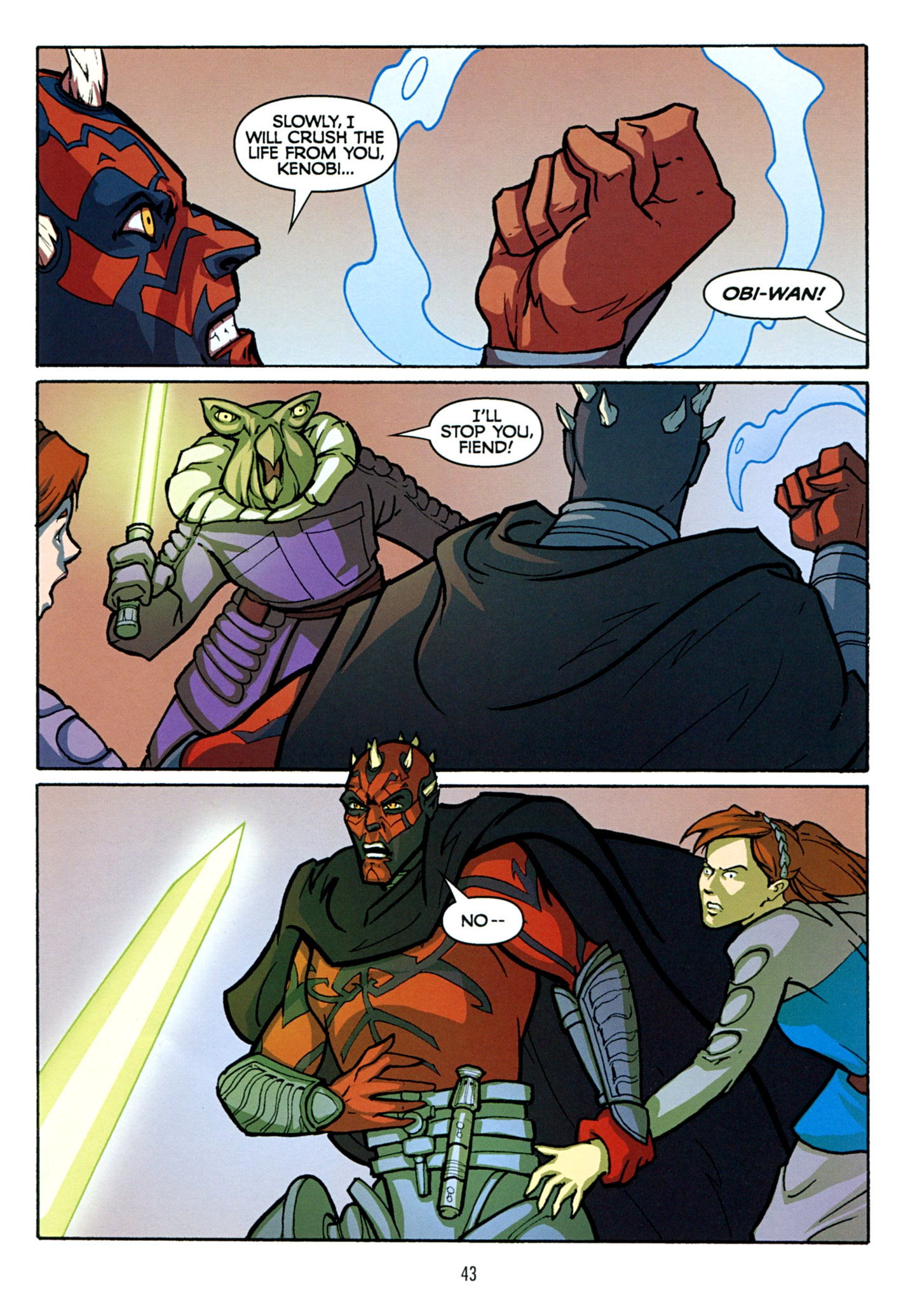 Read online Star Wars: The Clone Wars - The Sith Hunters comic -  Issue # Full - 44