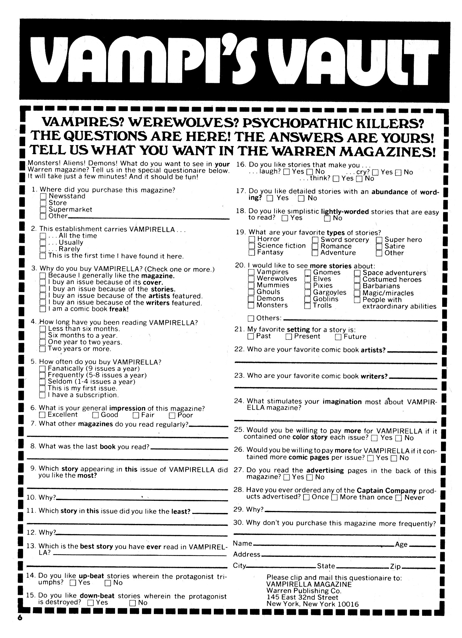 Read online Vampirella (1969) comic -  Issue #49 - 6