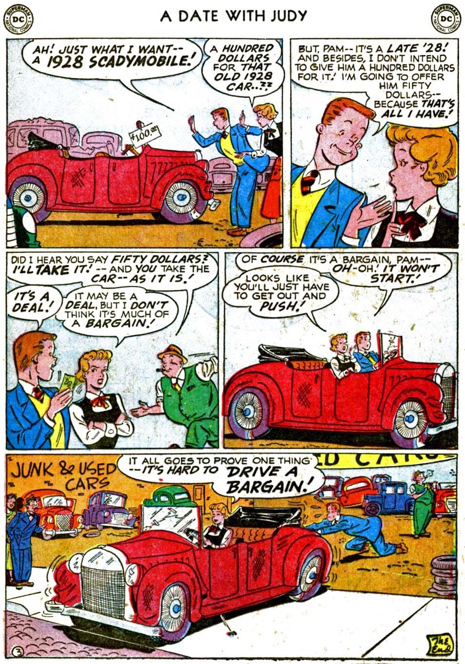 Read online A Date with Judy comic -  Issue #25 - 25