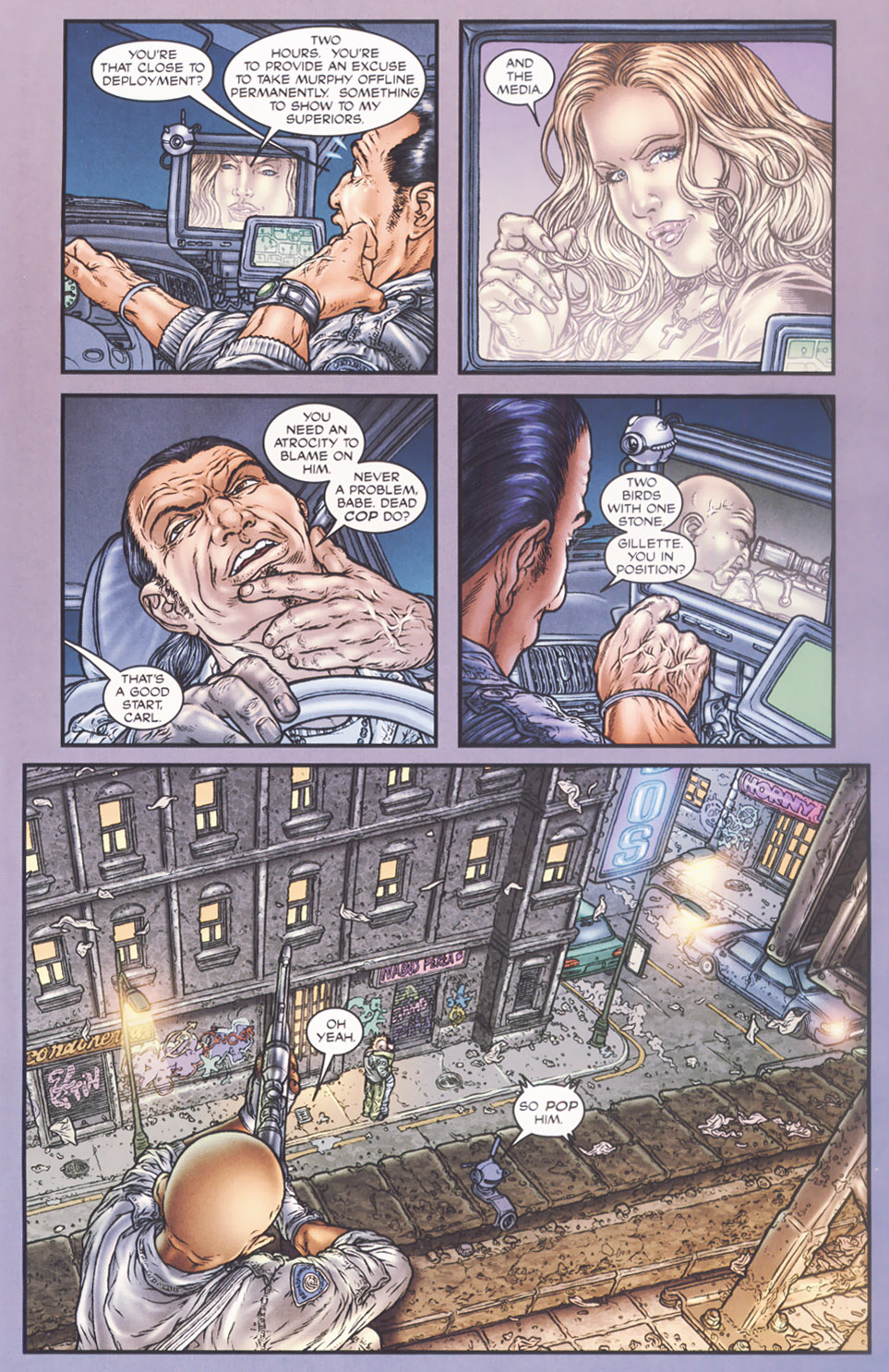 Read online Frank Miller's Robocop comic -  Issue #4 - 19