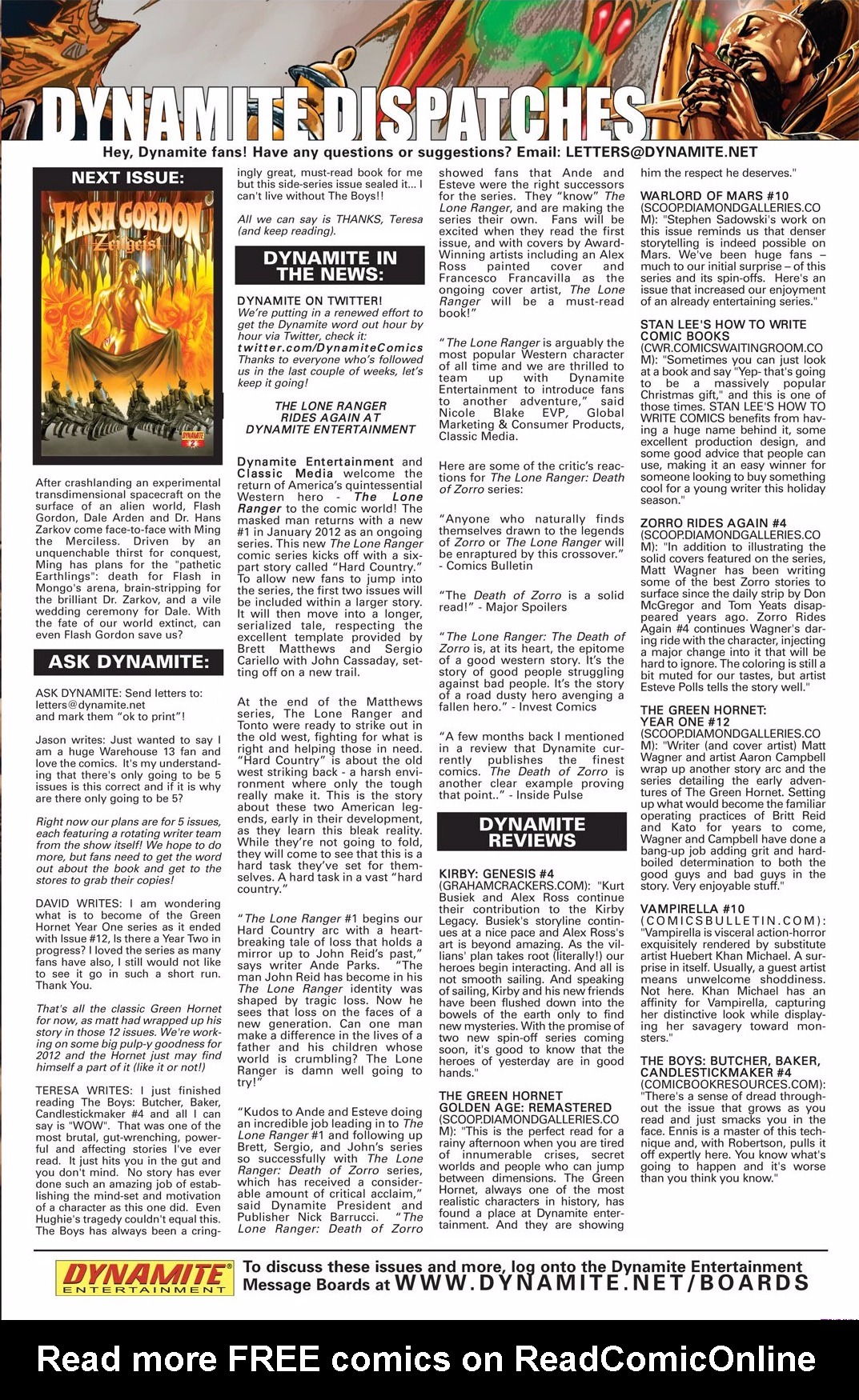 Read online Flash Gordon: Zeitgeist comic -  Issue # TPB - 31