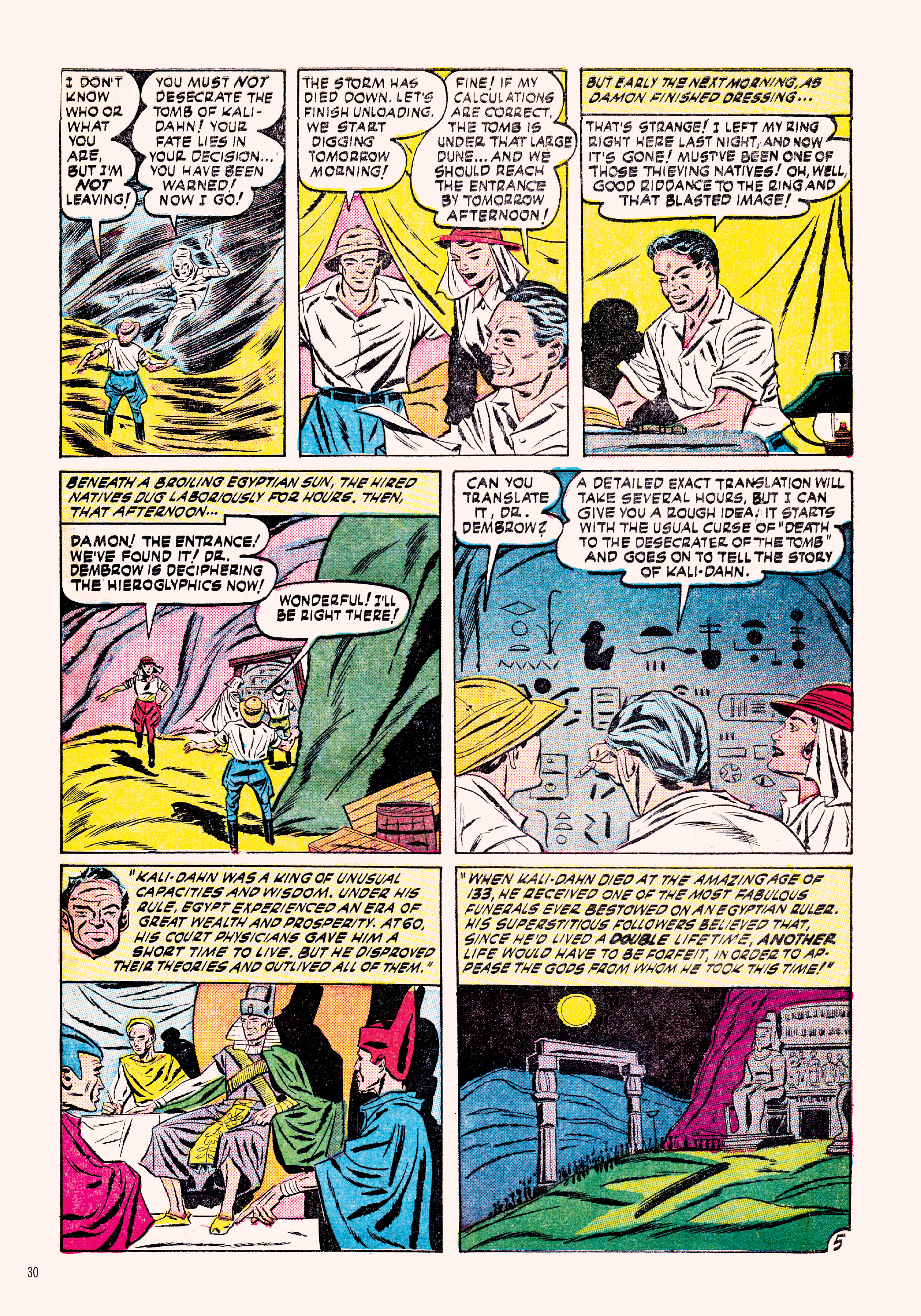 Read online Classic Monsters of Pre-Code Horror Comics: Mummies comic -  Issue # TPB - 30