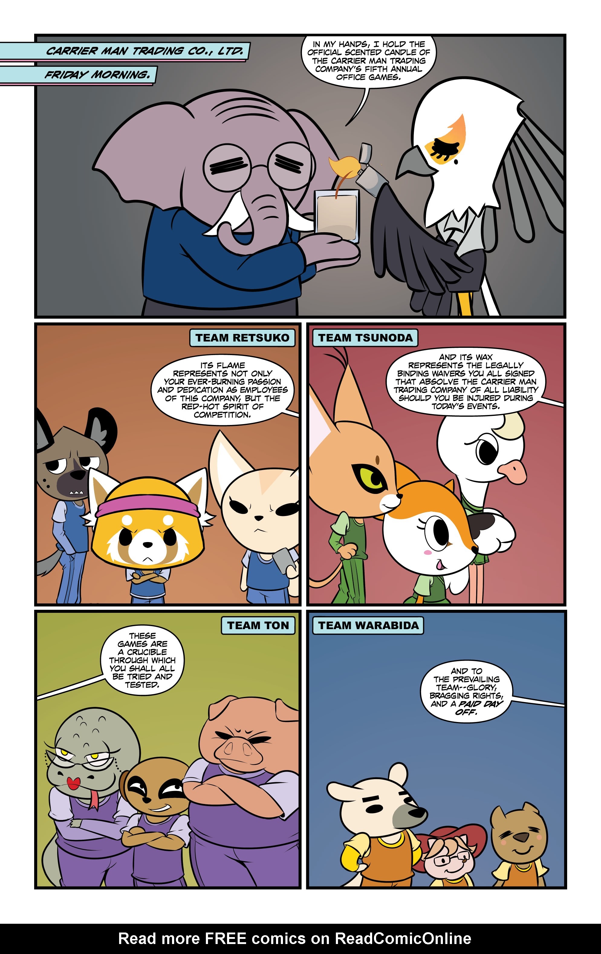 Read online Aggretsuko comic -  Issue #6 - 3
