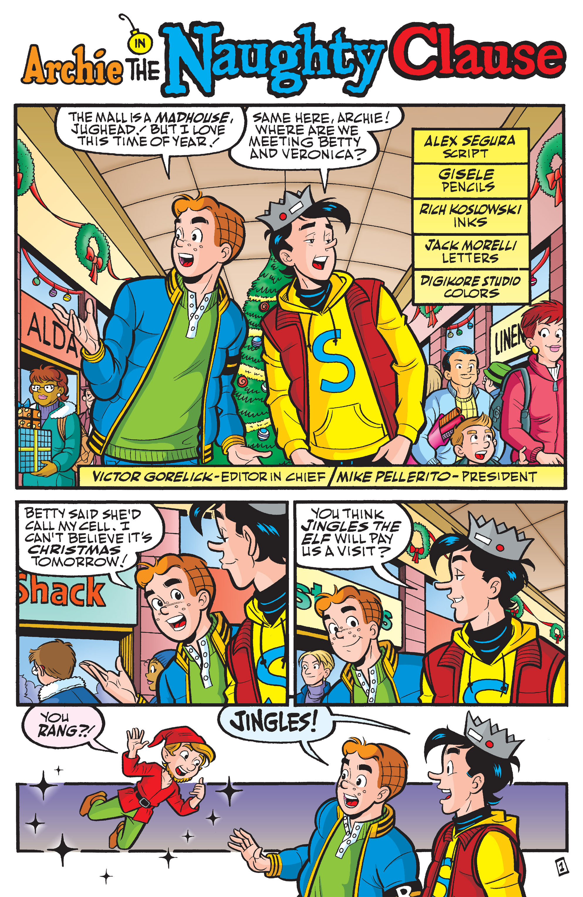 Read online Archie Meets Santa comic -  Issue # TPB - 83