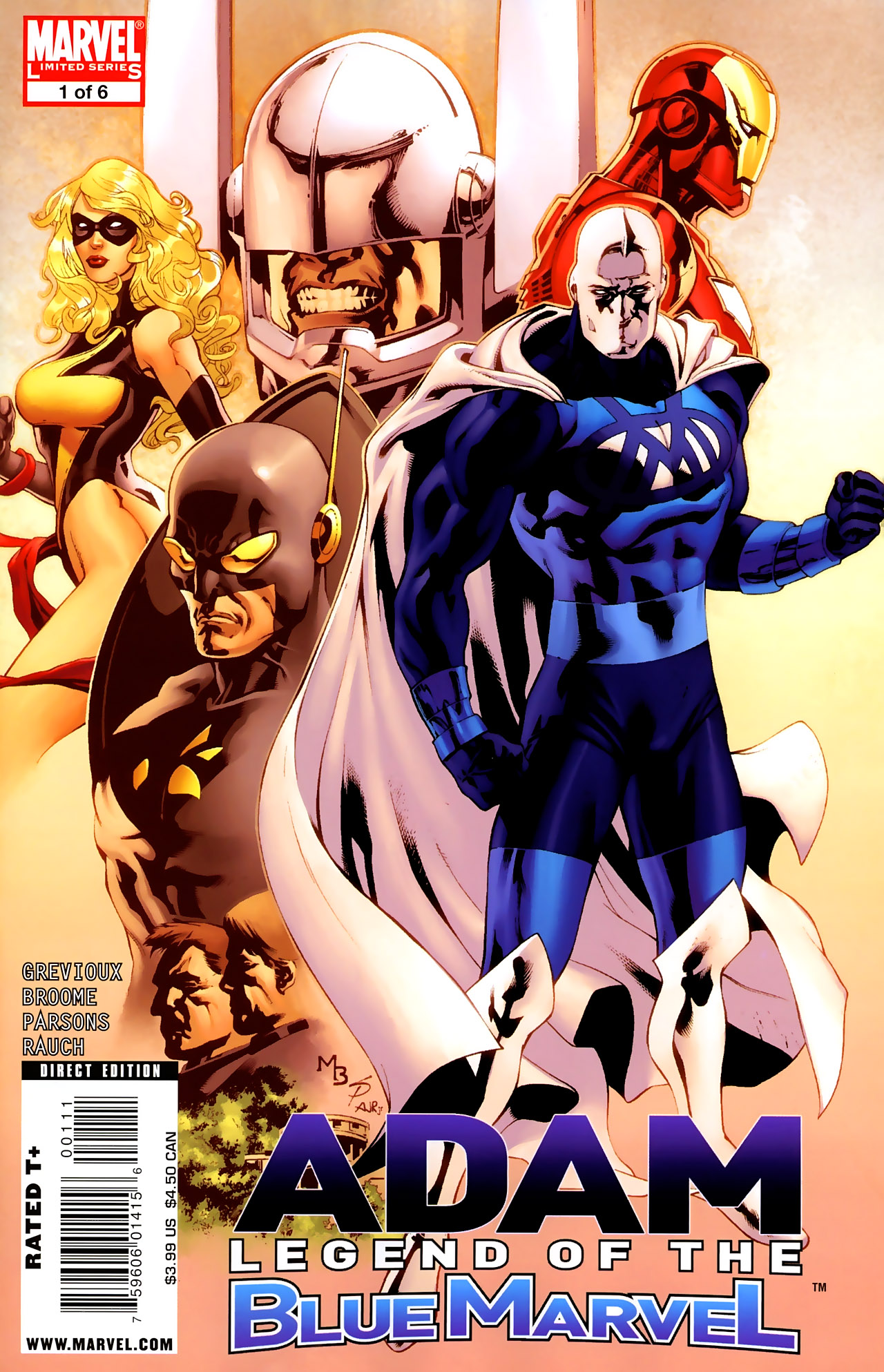 Read online Adam: Legend of the Blue Marvel comic -  Issue #1 - 1